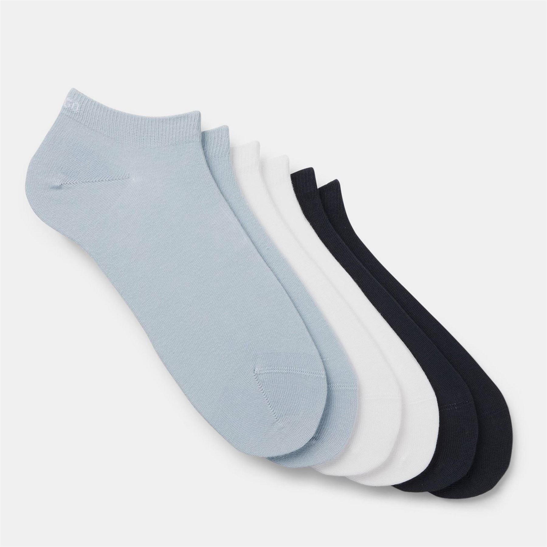 Hugo Cotton Blend 6 Pack Trainer Socks