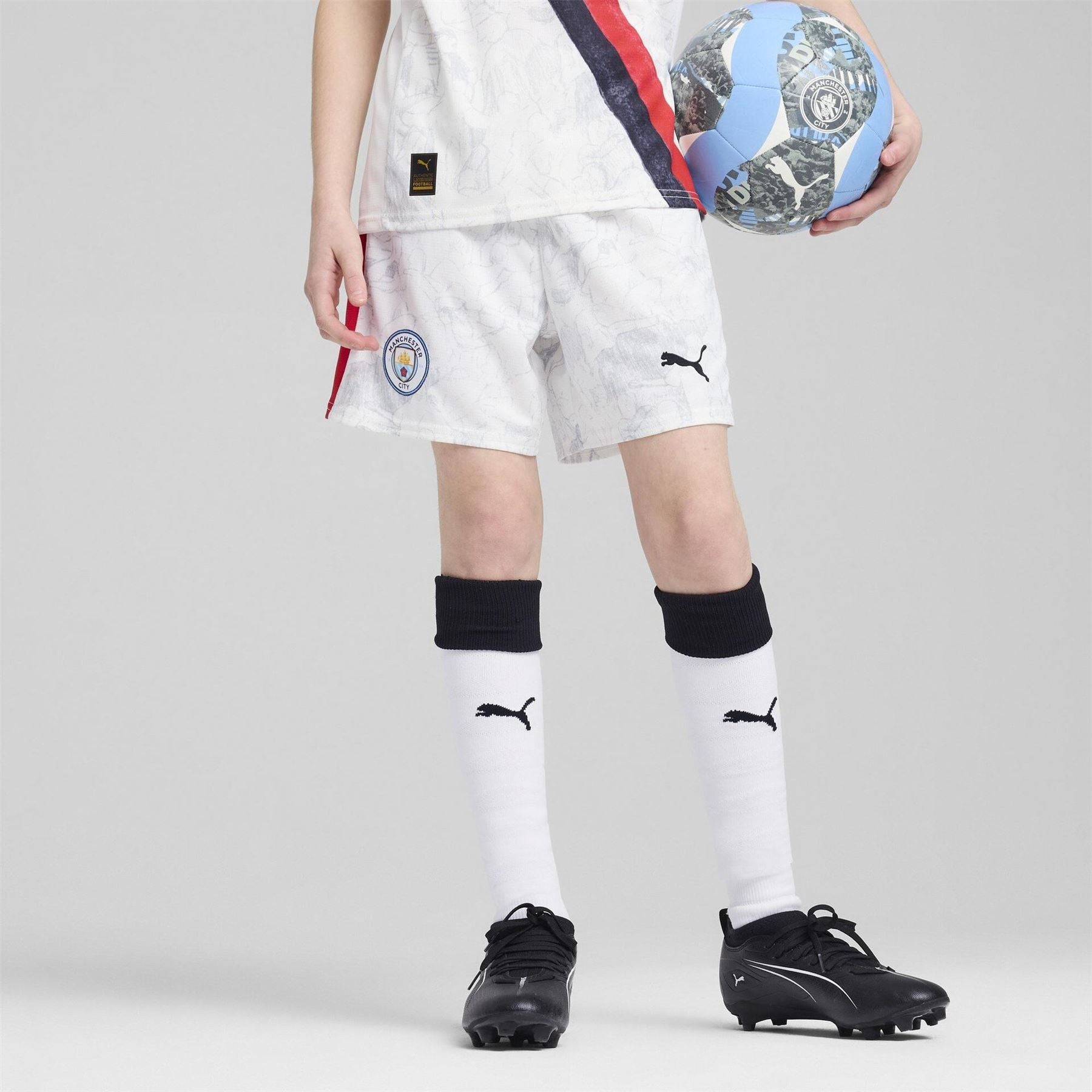 Puma X Kidssuper Manchester City Third Shorts 2025 2026 Juniors