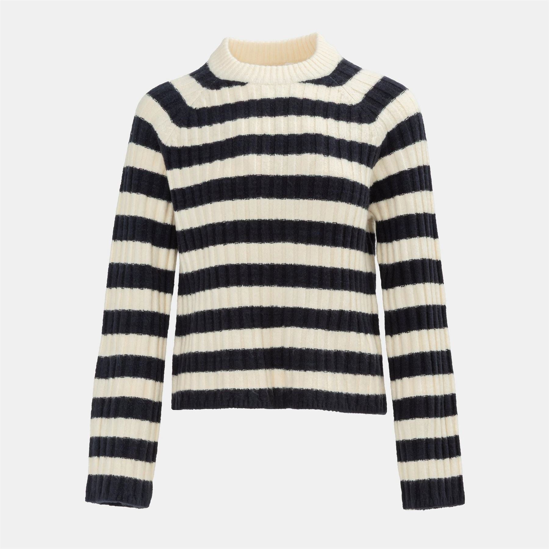 Miso Stripe Jumper Women Open Hem