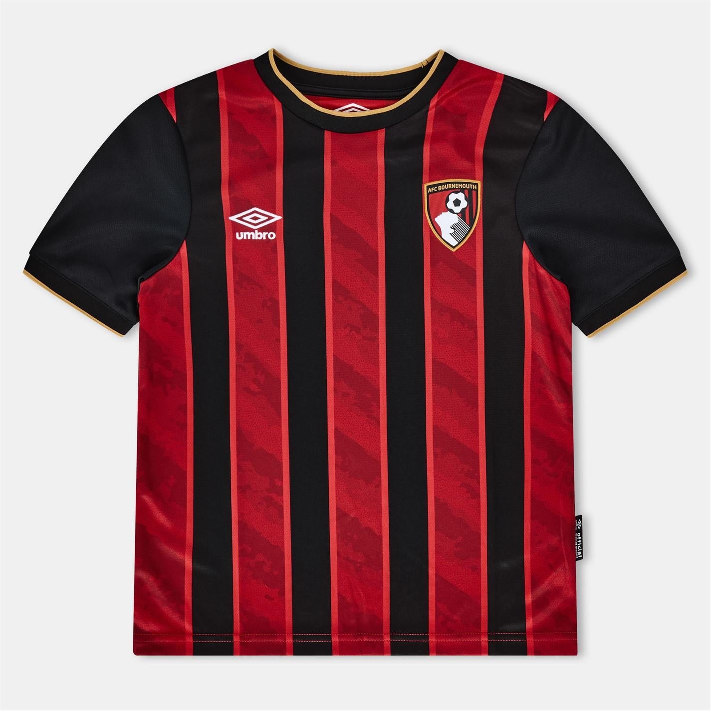 Umbro Bournemouth Home Shirt 25 26 Juniors