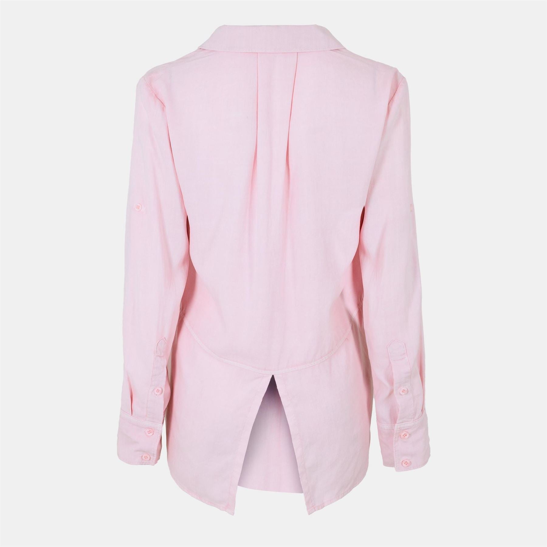 Bella Dahl Back Slit Relaxed Fit Three Quarter Sleeve Shirt