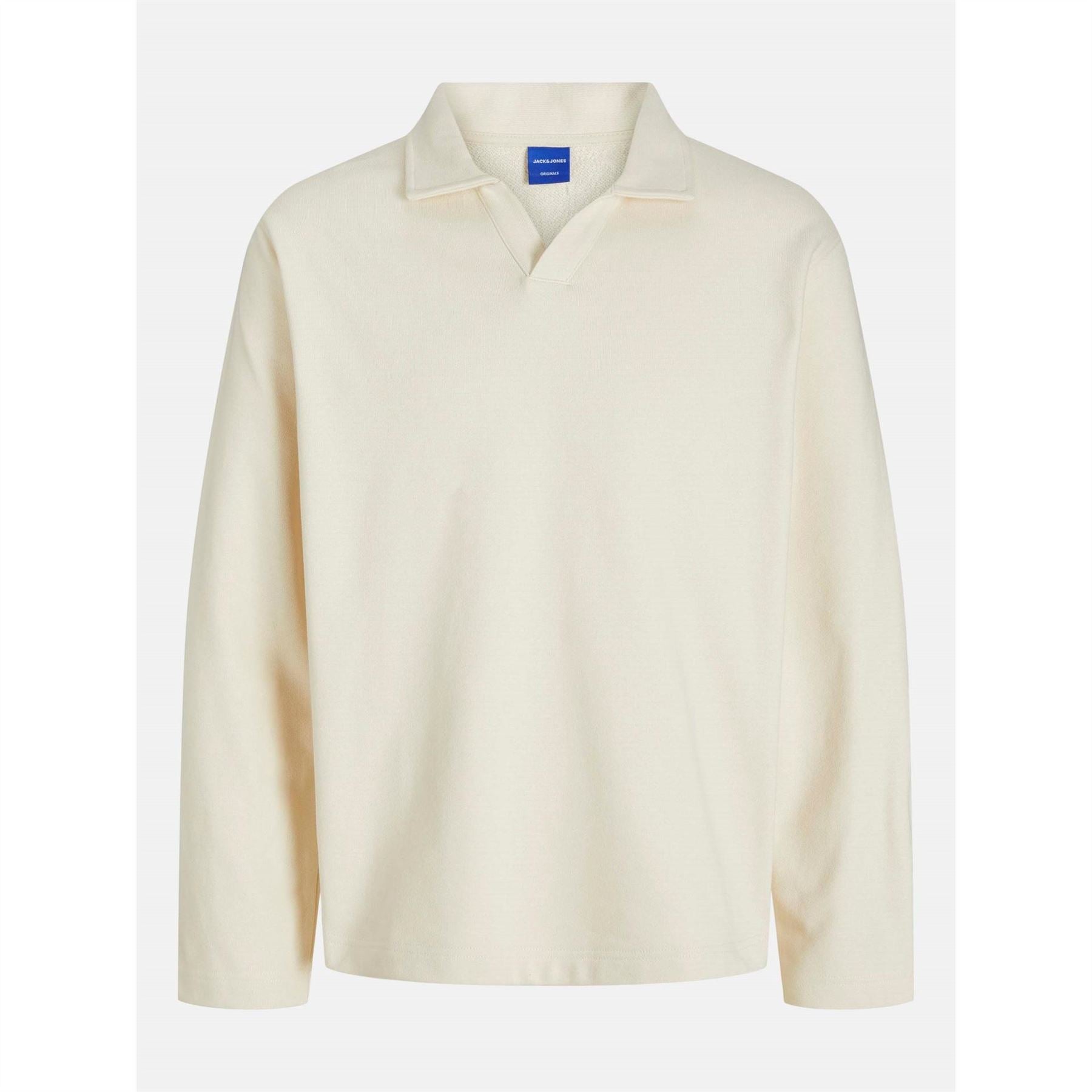 Jack and Jones Split Neck Sweat Crew Sweatshirt