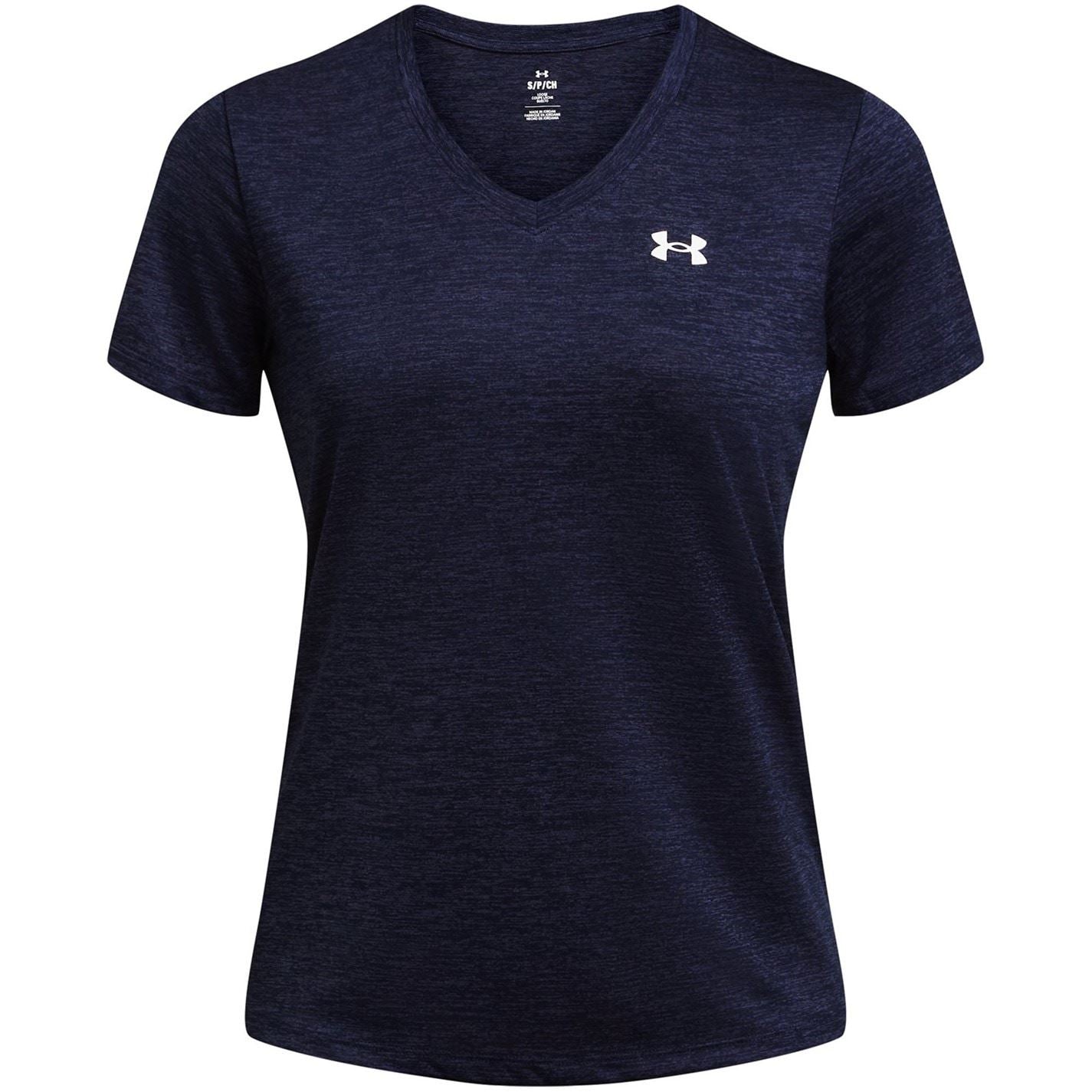 Under Armour Womens Armour Tech™ Twist V Neck Short Sleeve