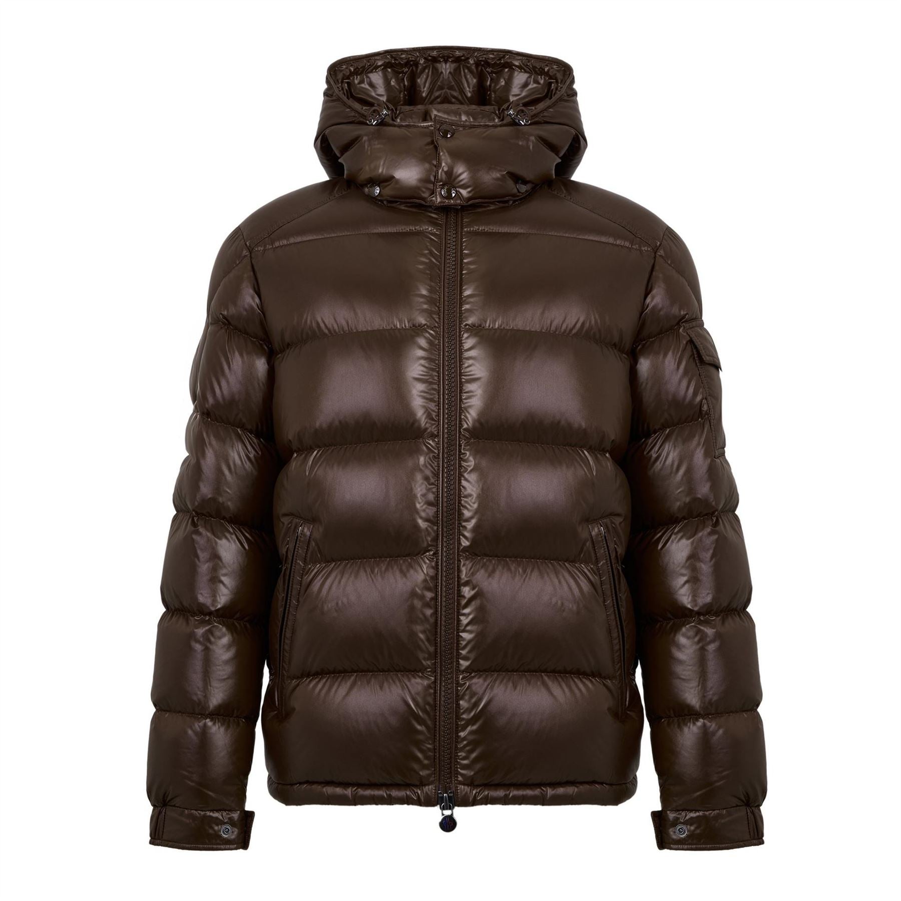 Moncler Maya Waterproof Down Detachable Hood Short Puffer Jacket