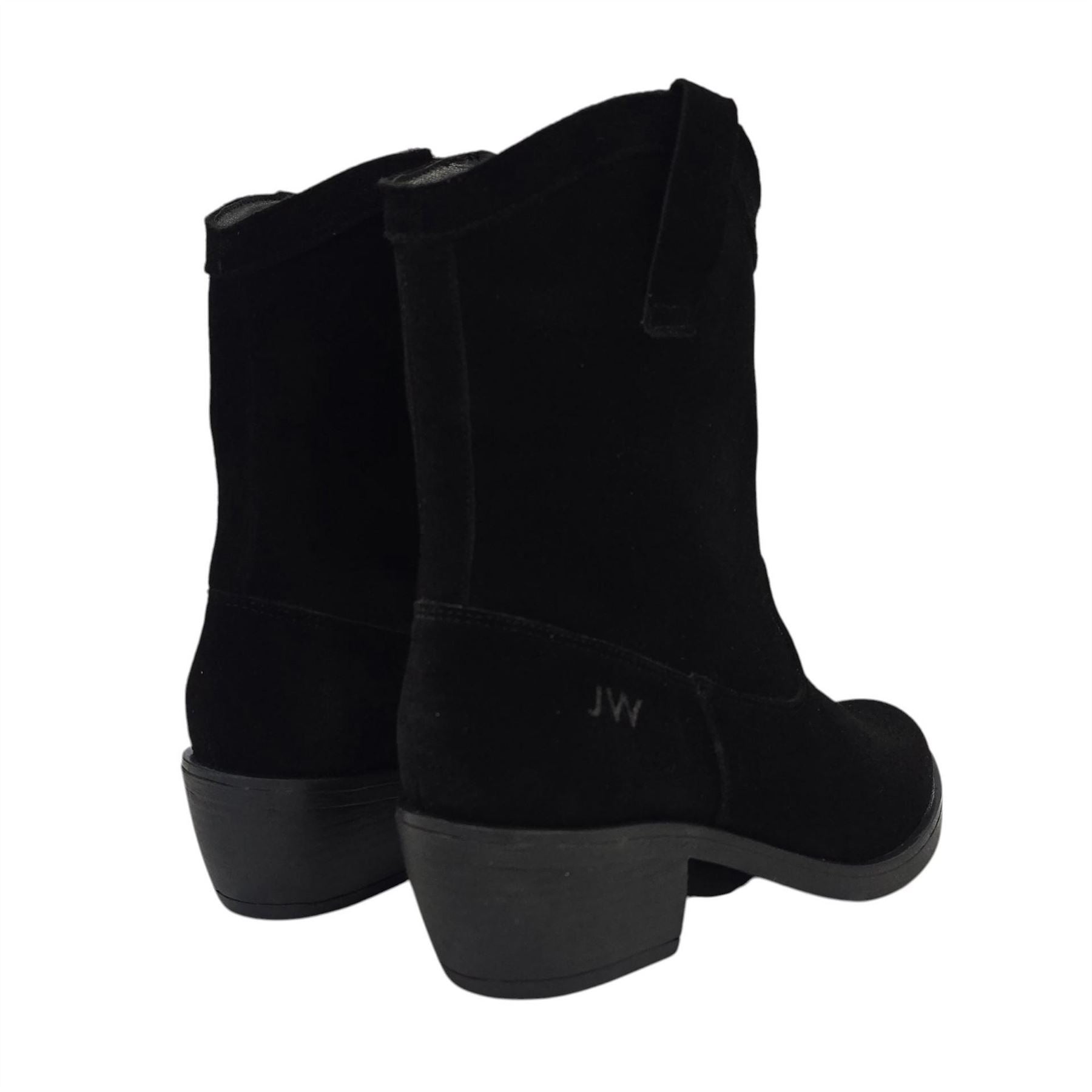 Jack Wills JW Dalida Suede Calf Chunky Heel Hiker Boots