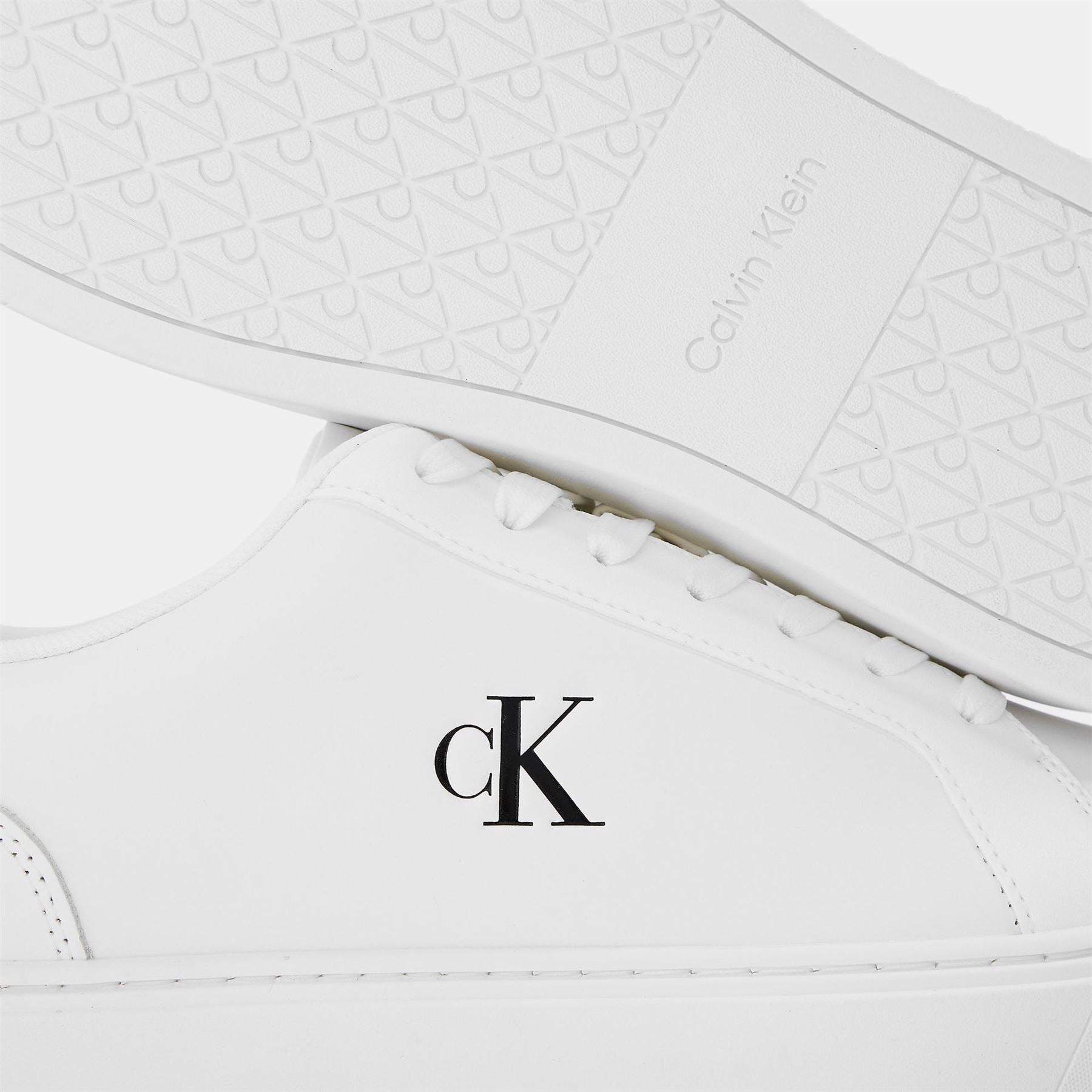 Calvin Klein Classic Cup Logo Print Low Top Sneakers