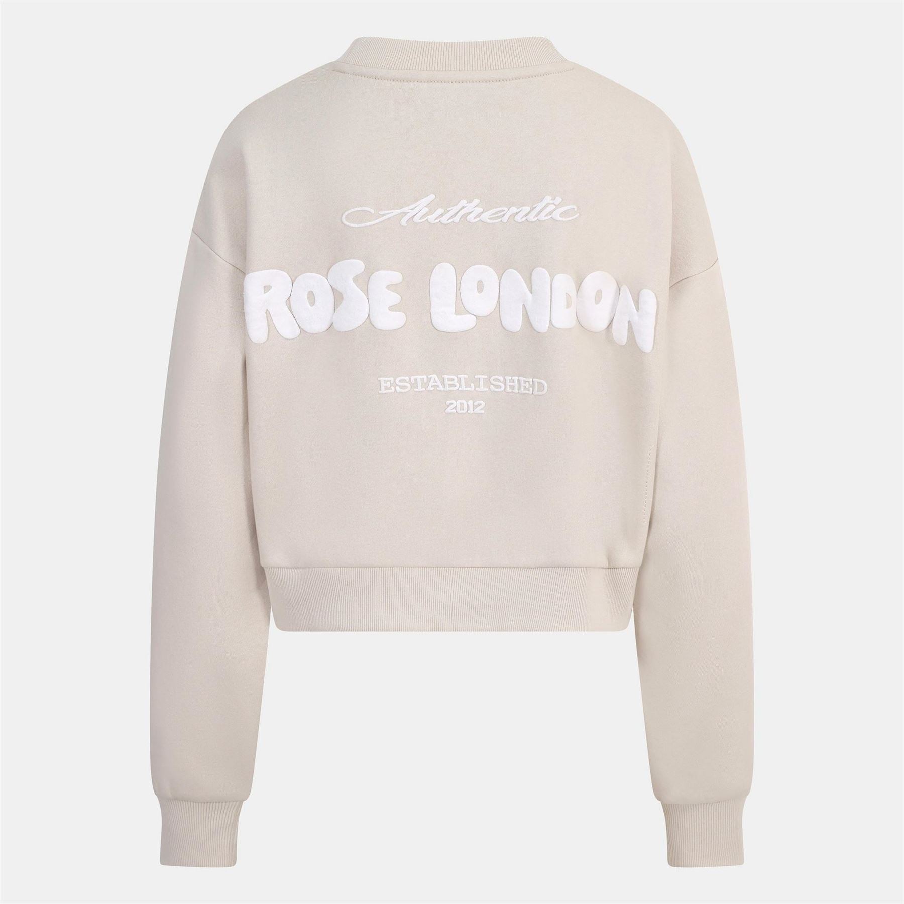 Rose London London Authentic Crop Sweatshirt