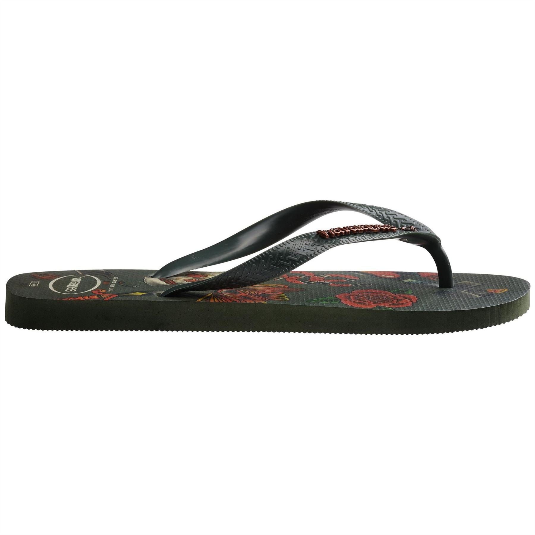 Havaianas Womens Hav. Top Tribo Ruby Red Black 39 40 Flip Flops
