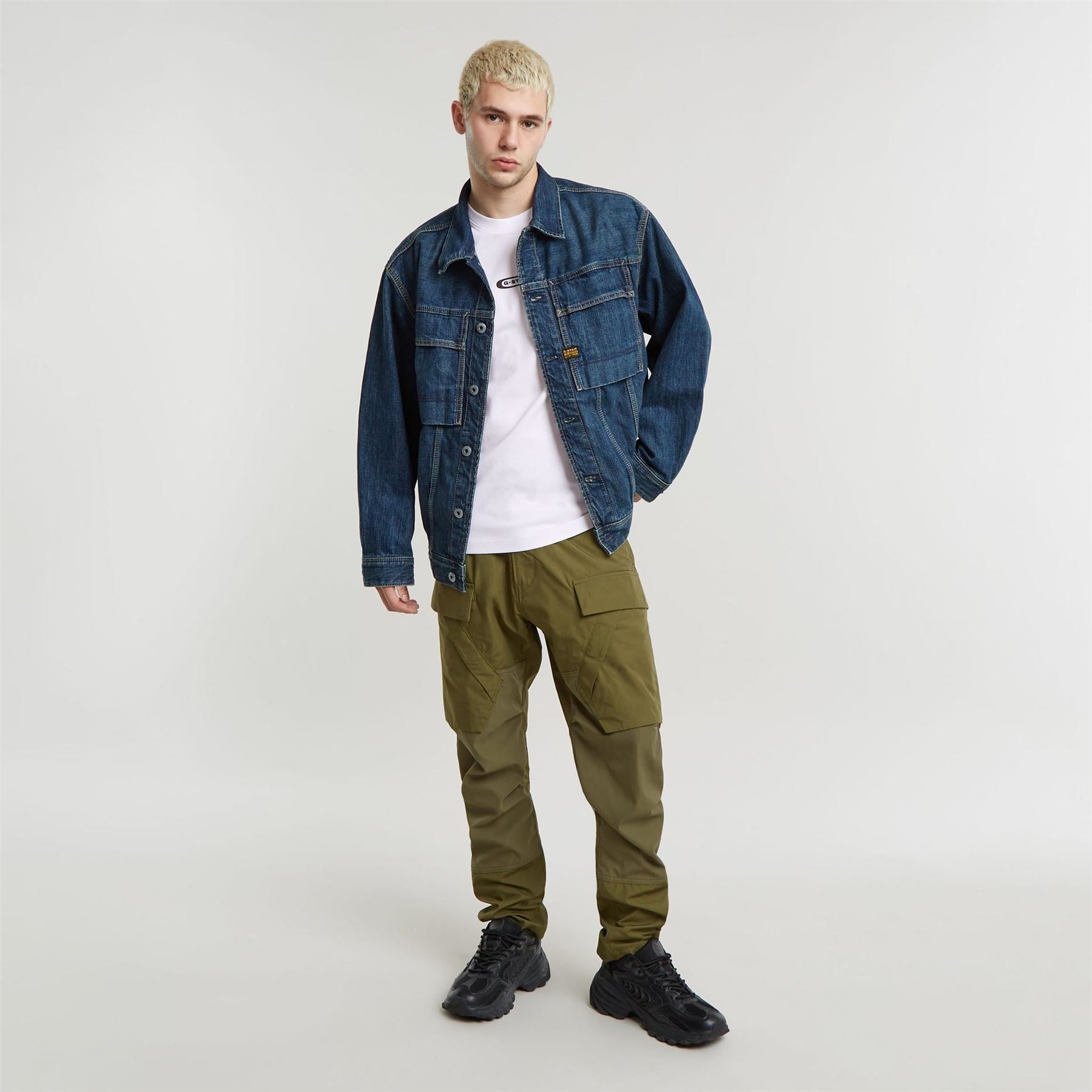 G Star Photo Back Print Regular Fit T-Shirt