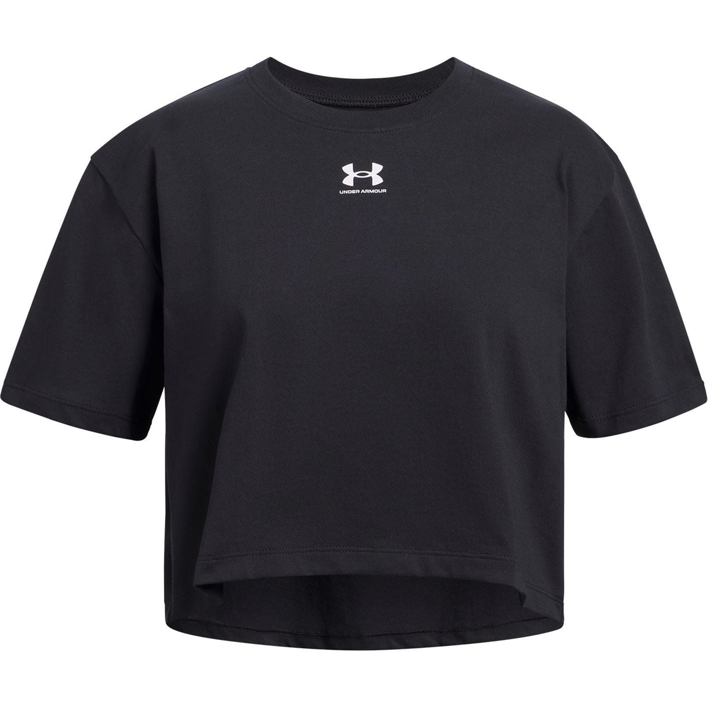 Under Armour Cropped Crew Neck Regular Fit T-Shirt