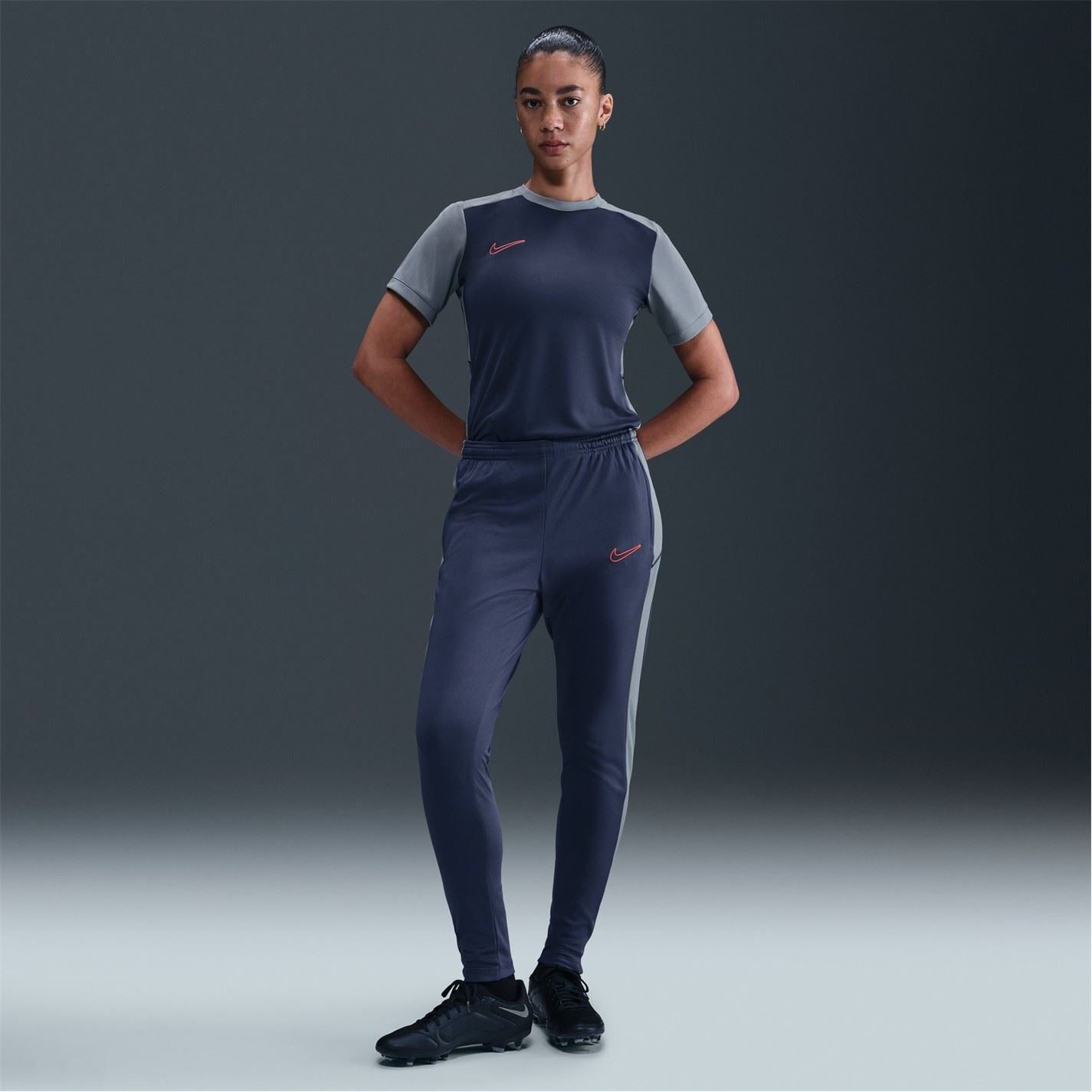 Nike Womens Dri Fit Academy Short Sleeve Football Top