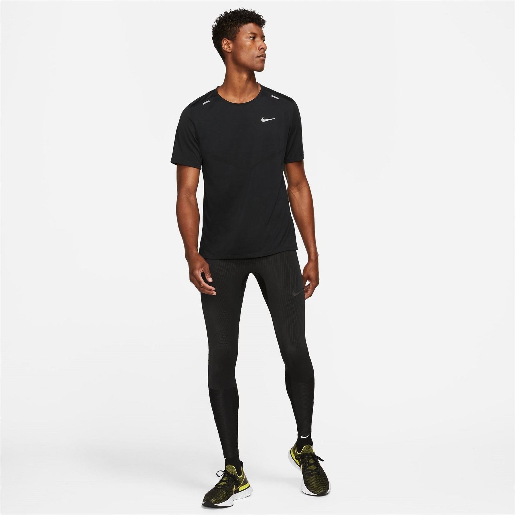 Nike Mens Dri Fit Rise 365 Short Sleeve Running Top