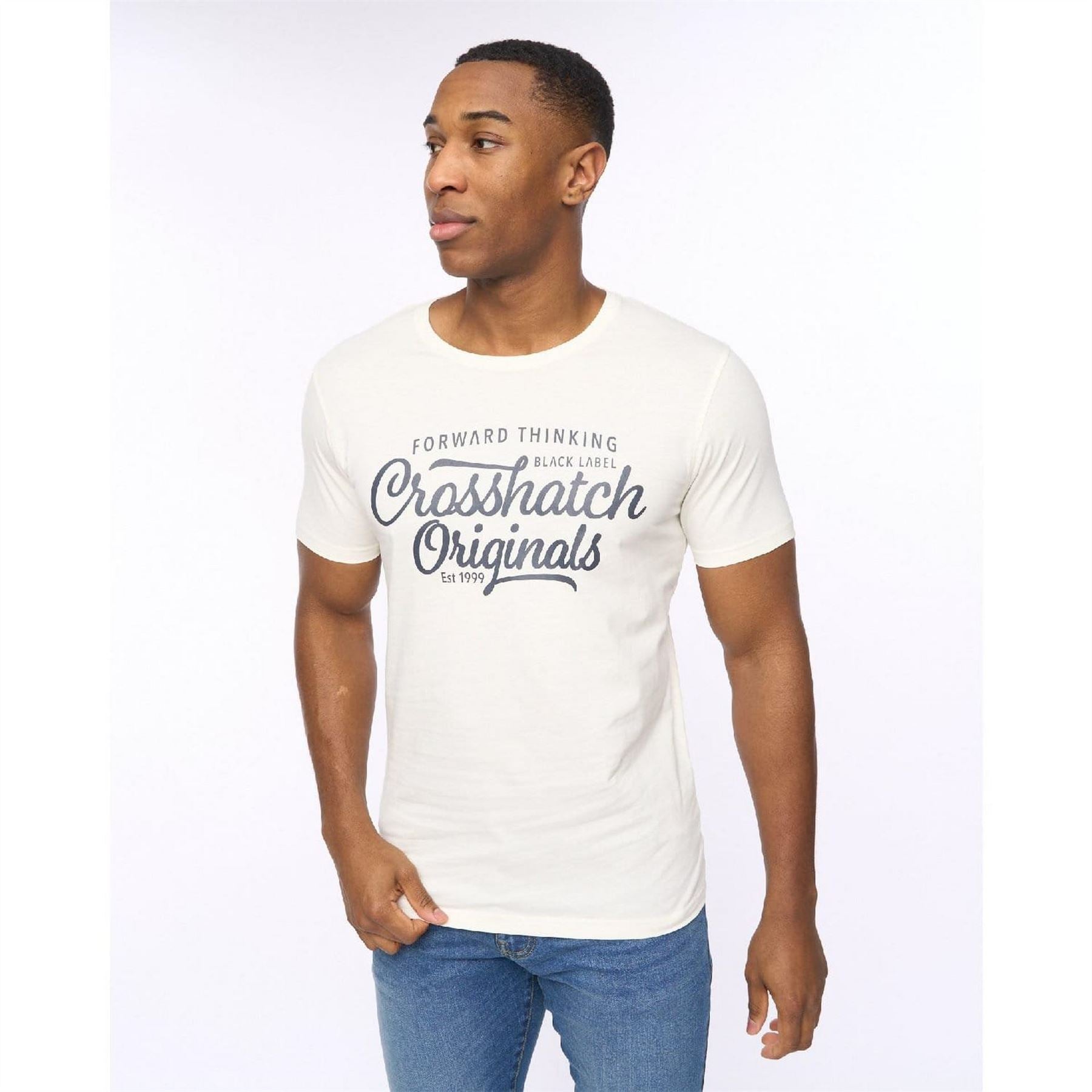 Crosshatch Pack Of College Theme Print T-Shirts