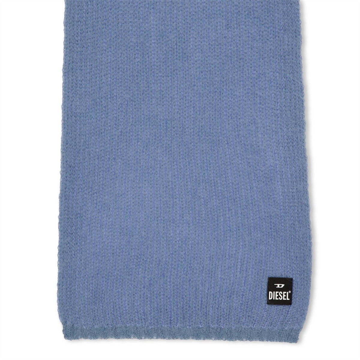 Diesel Solid Knit Scarf with Logo