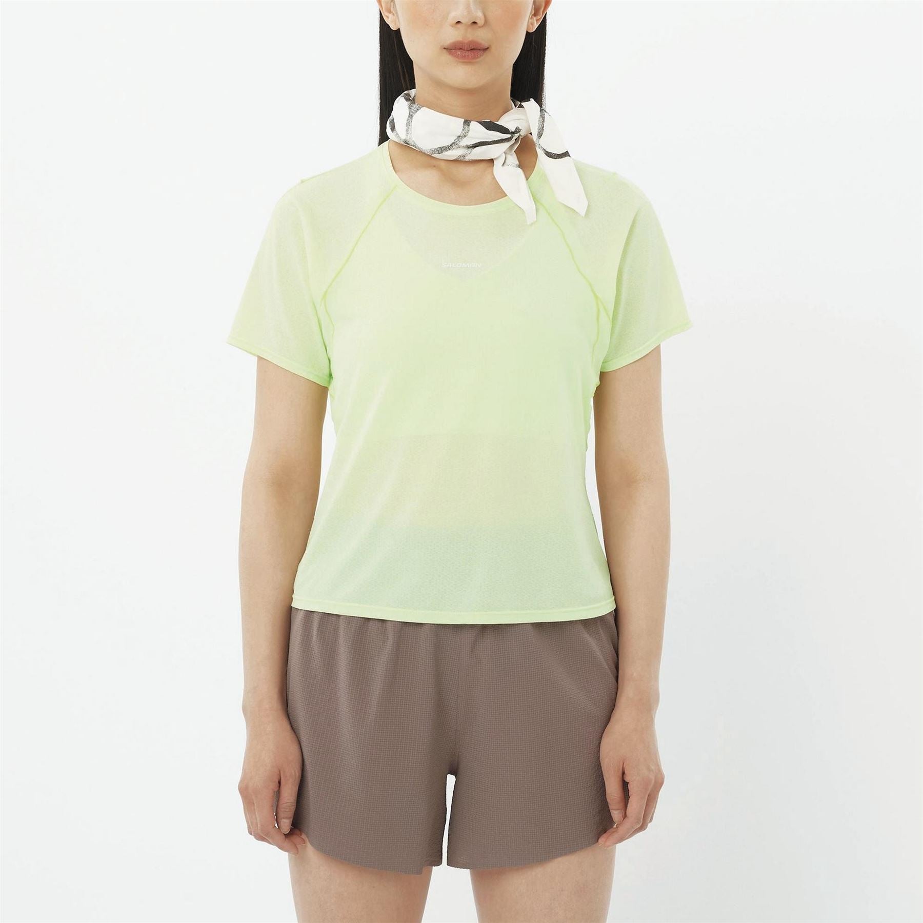 Salomon Air Cropped Running Tee Womens