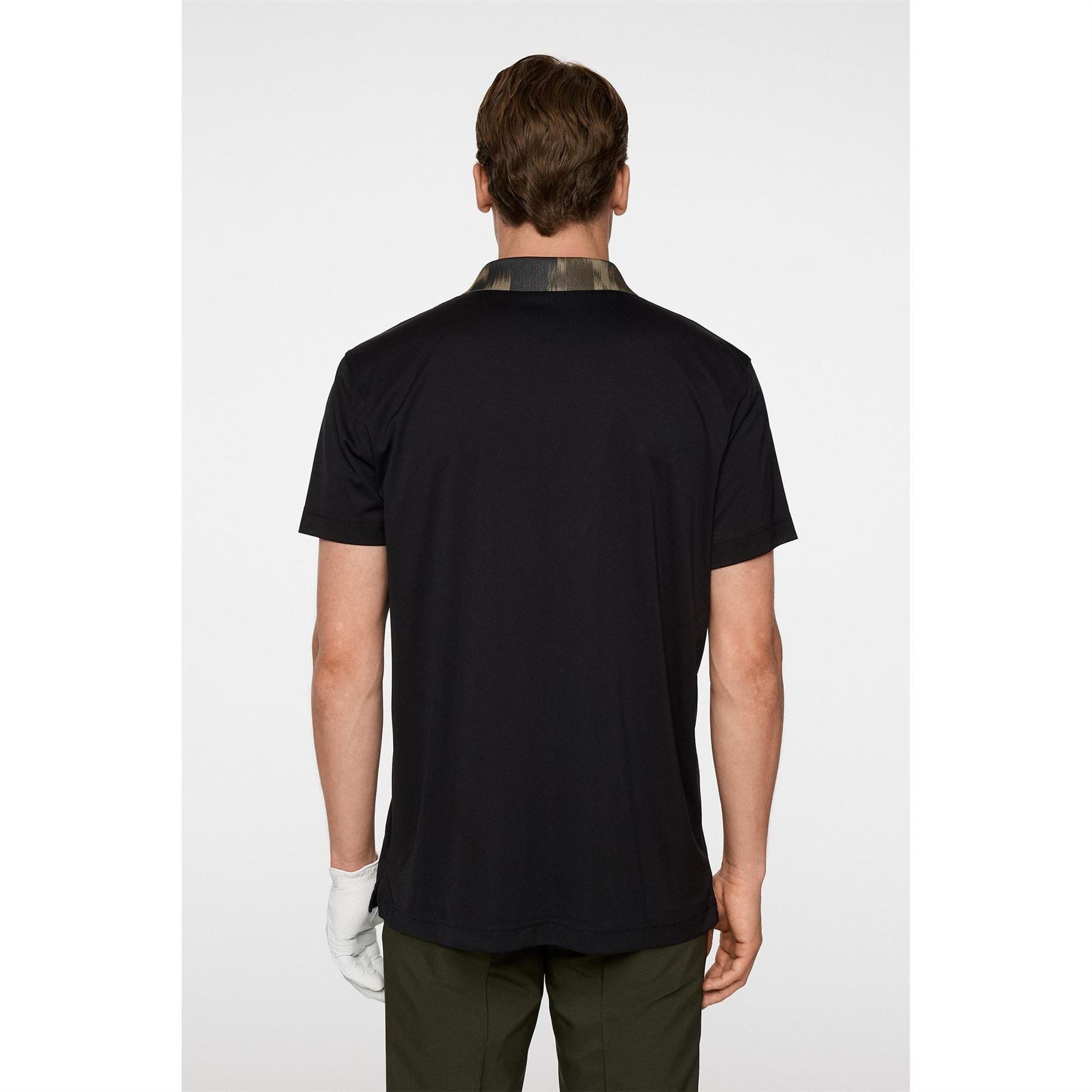J Lindeberg Golf Collared Neck Short Sleeve Polo Shirt