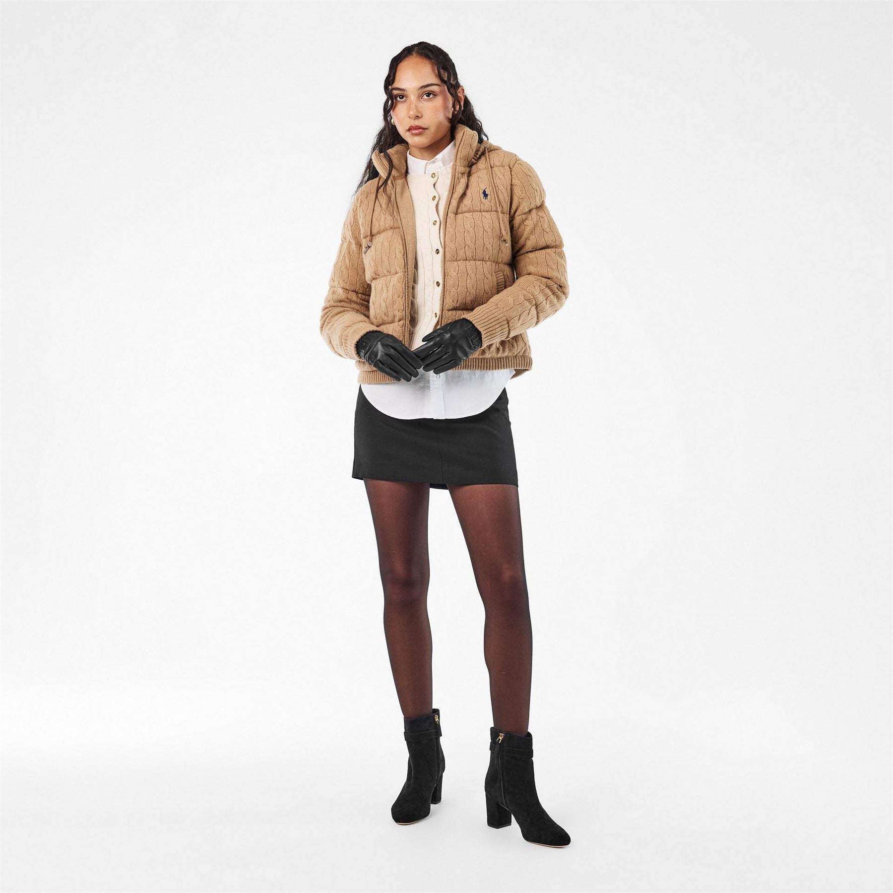 Lauren by Ralph Lauren Embossed Gloves
