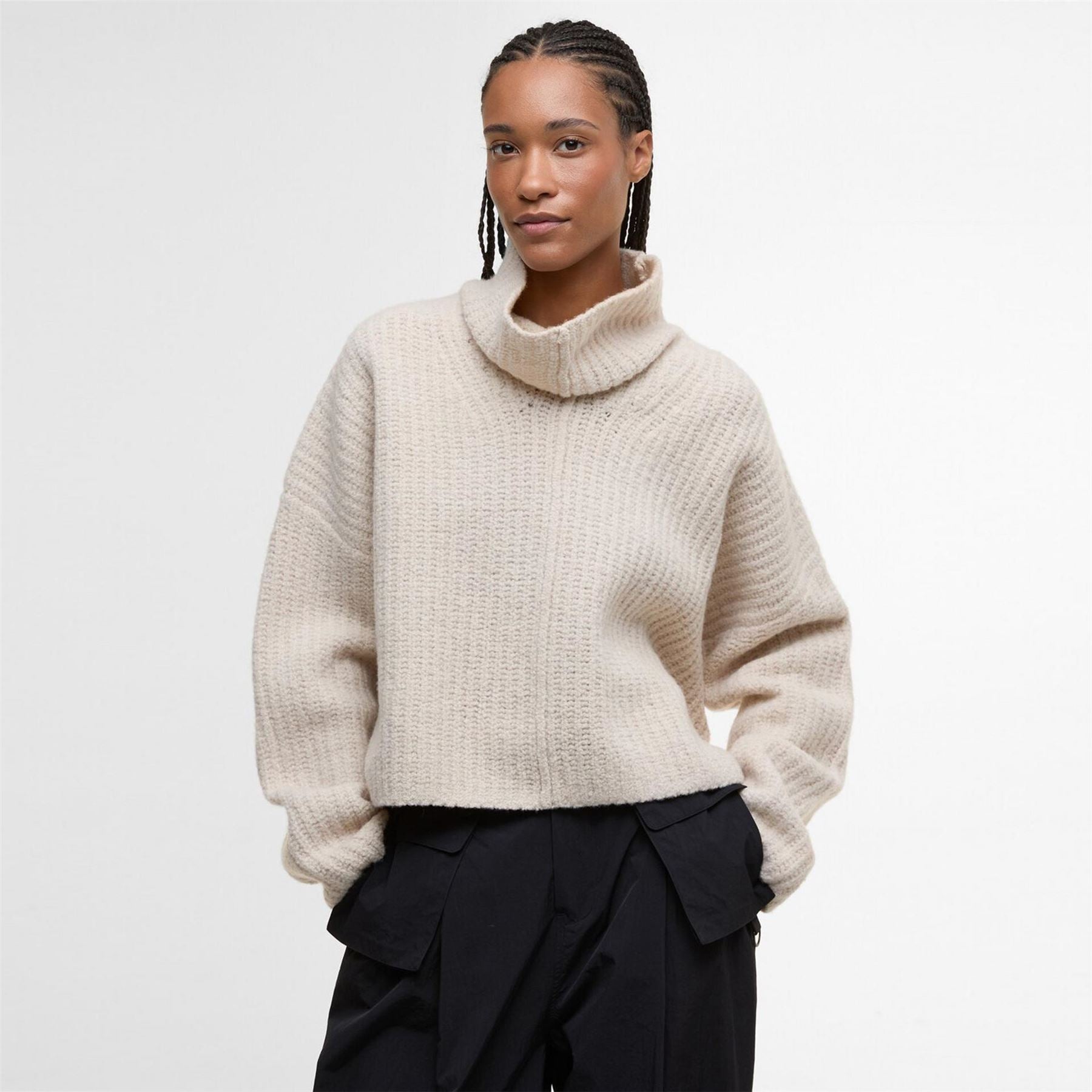Barbour Imelda Knitted Turtle Neck Jumper