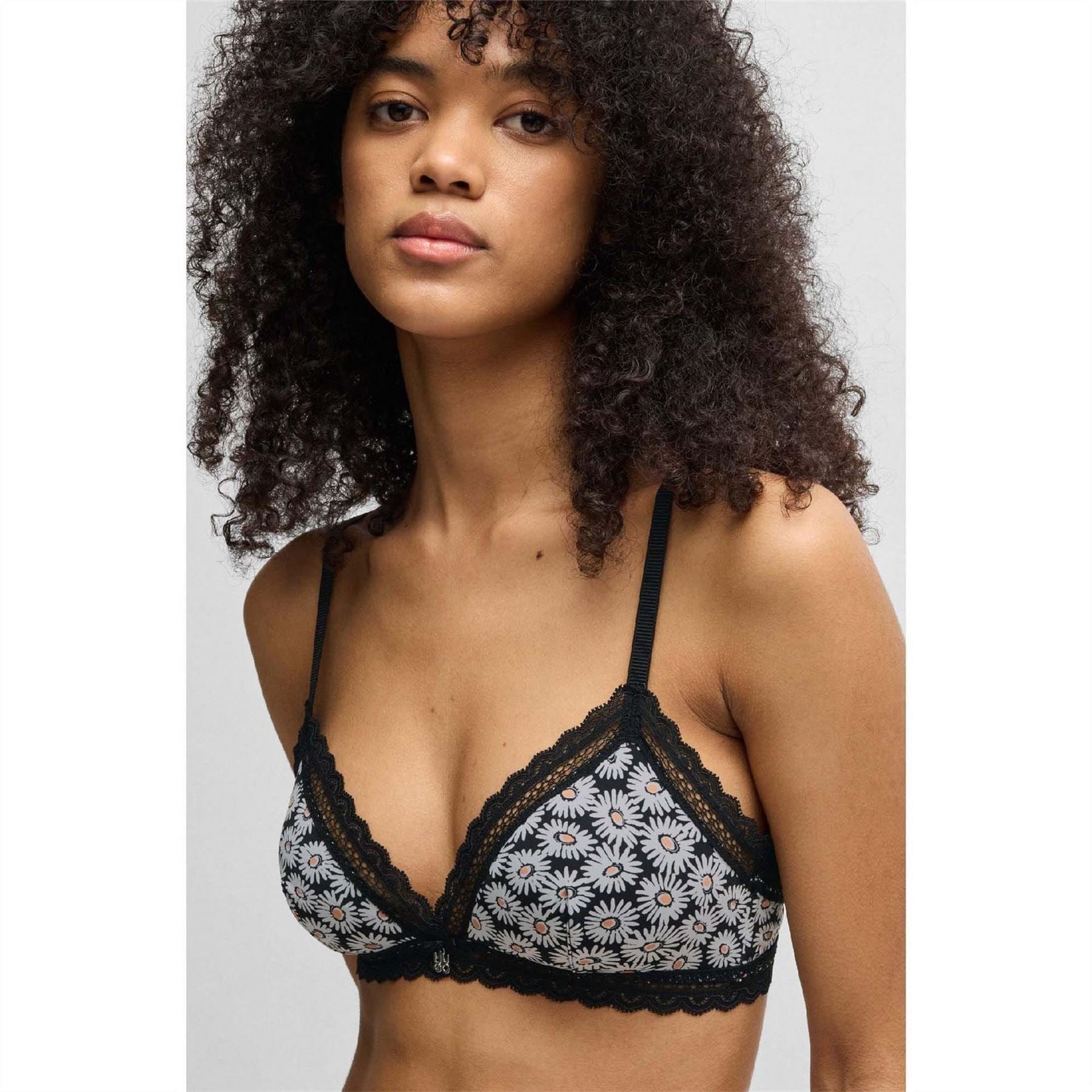 Hugo Trim Bra With Daisy Print