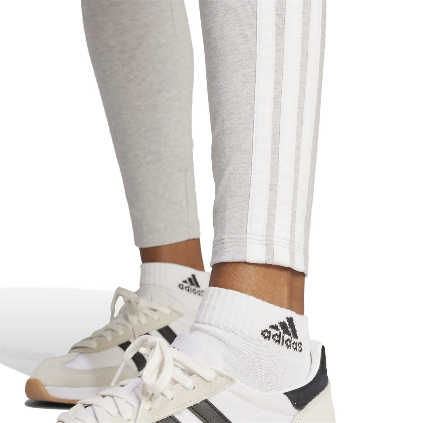 adidas Womens Essentials 3 Stripe Leggings