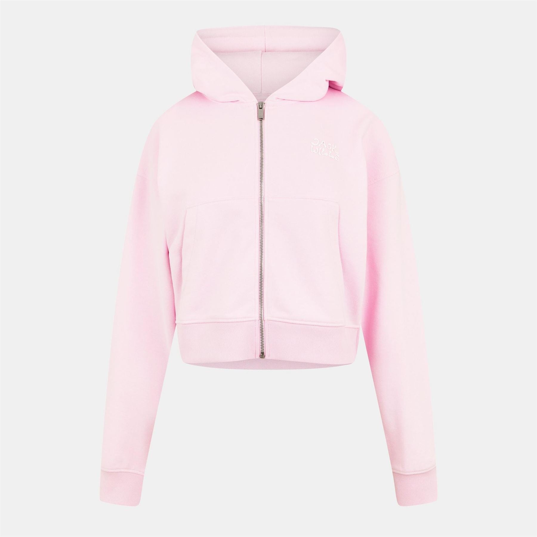 Jack Wills Cropped Relaxed Fit Hooded Sweatshirt
