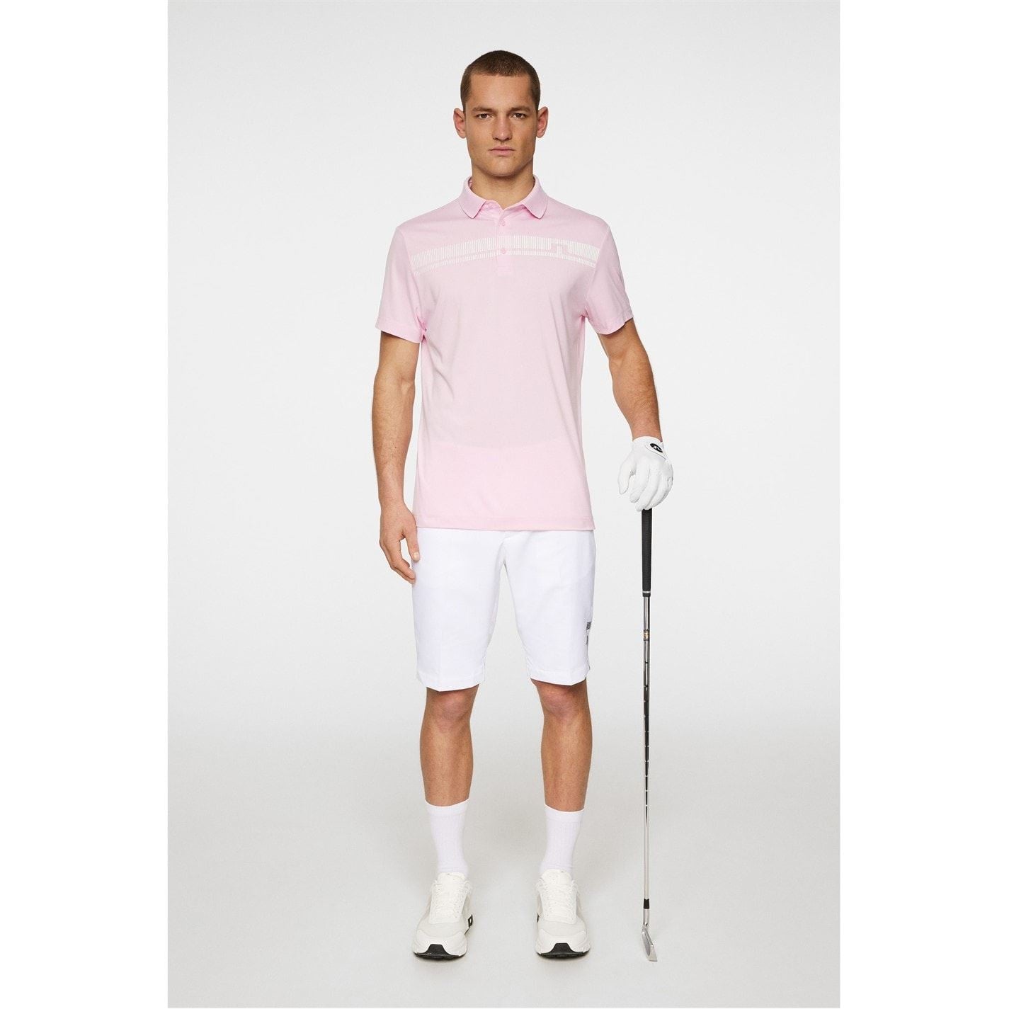 J Lindeberg Golf Short Sleeve Performance Polo Shirt