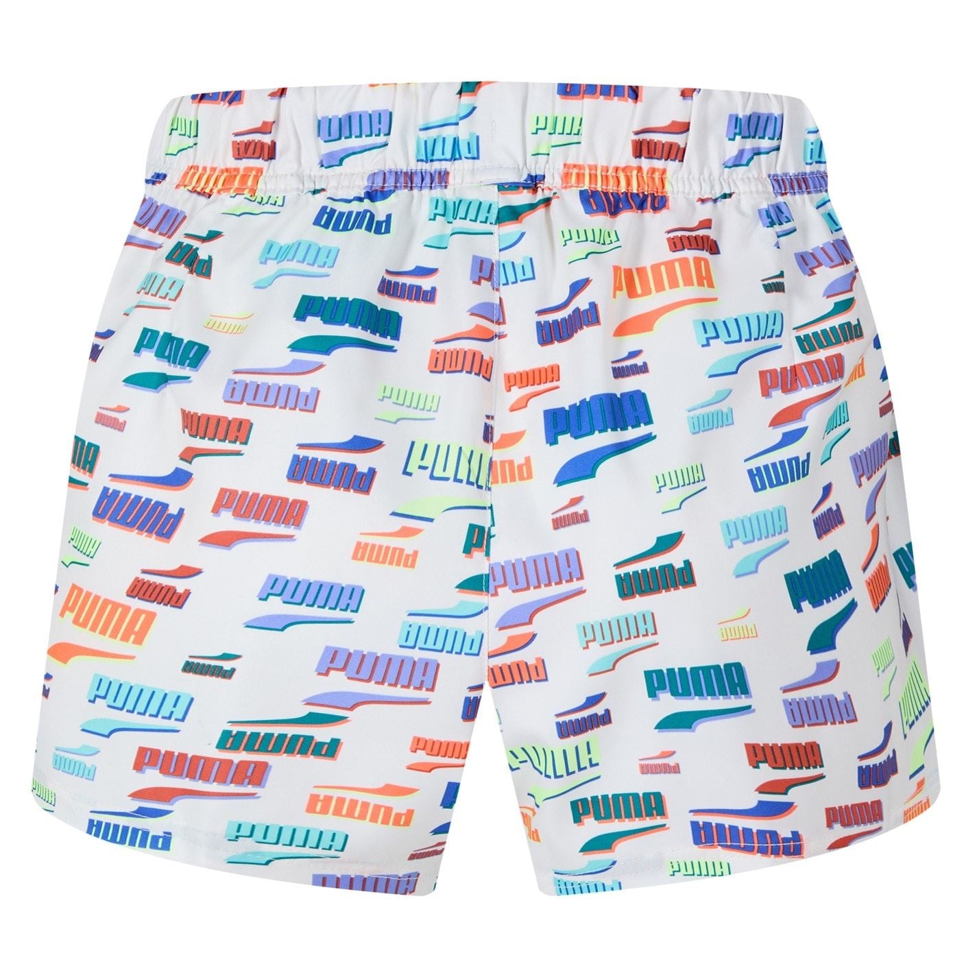 Puma All Over Logo Swim Trunk