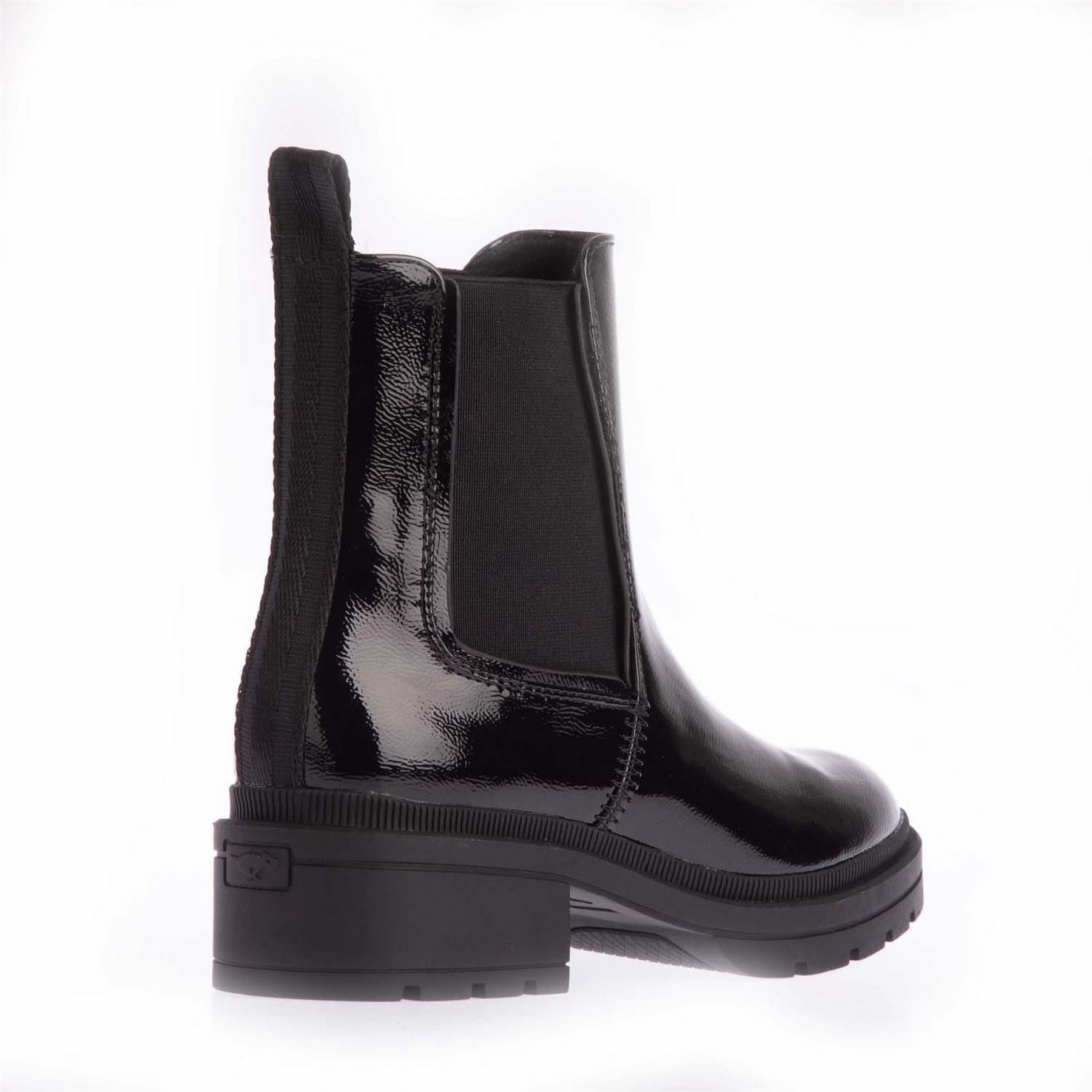 Rocket Dog Patent Chelsea Boots