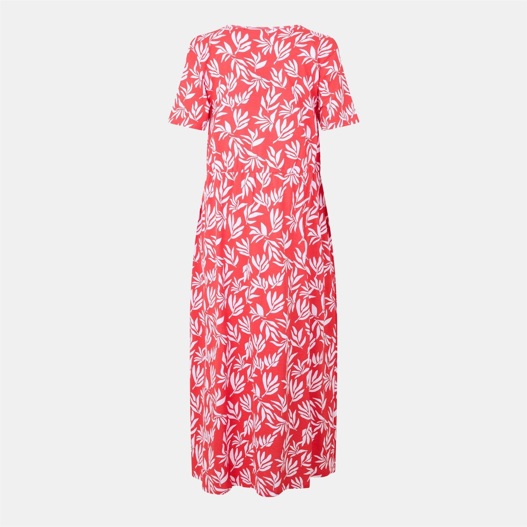 Threadbare Danni Crew Neck Short Sleeve Midi Dress