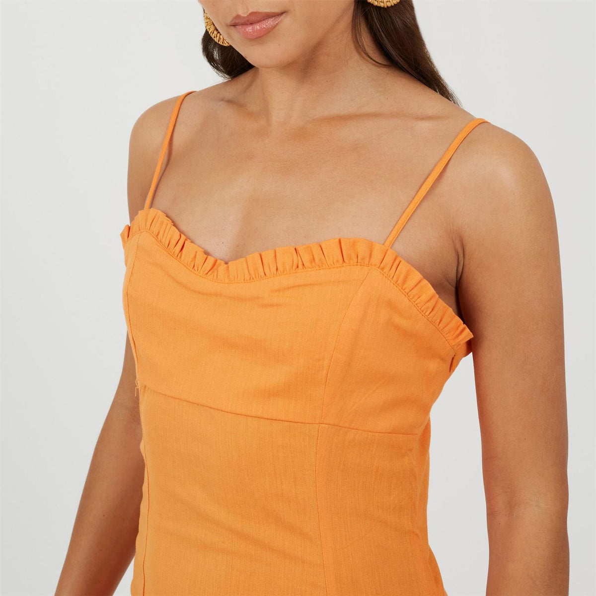 Brave Soul Sweetheart Neck Sleeveless Mini Sheath Dress
