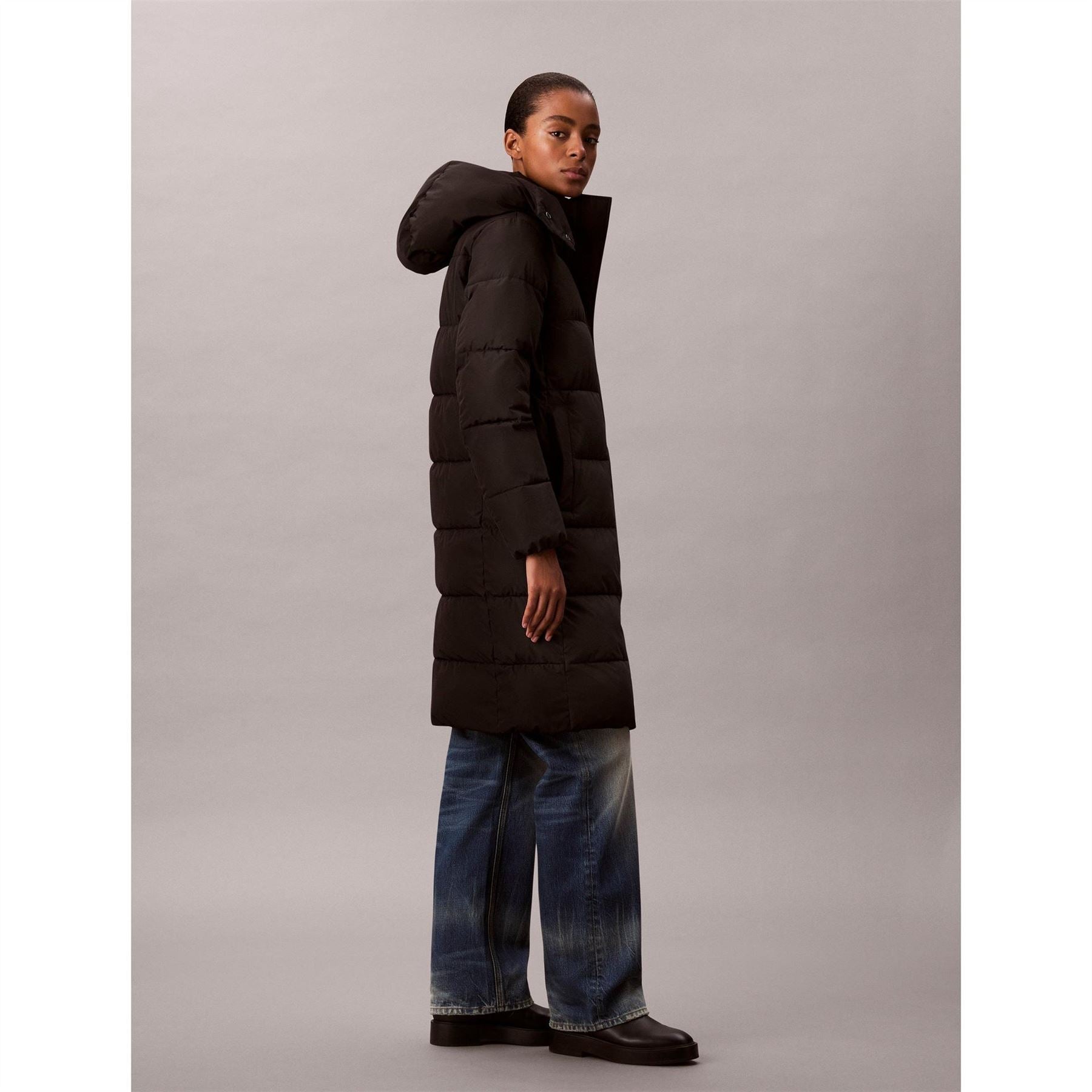 Calvin Klein Jeans Hooded Puffer Coat