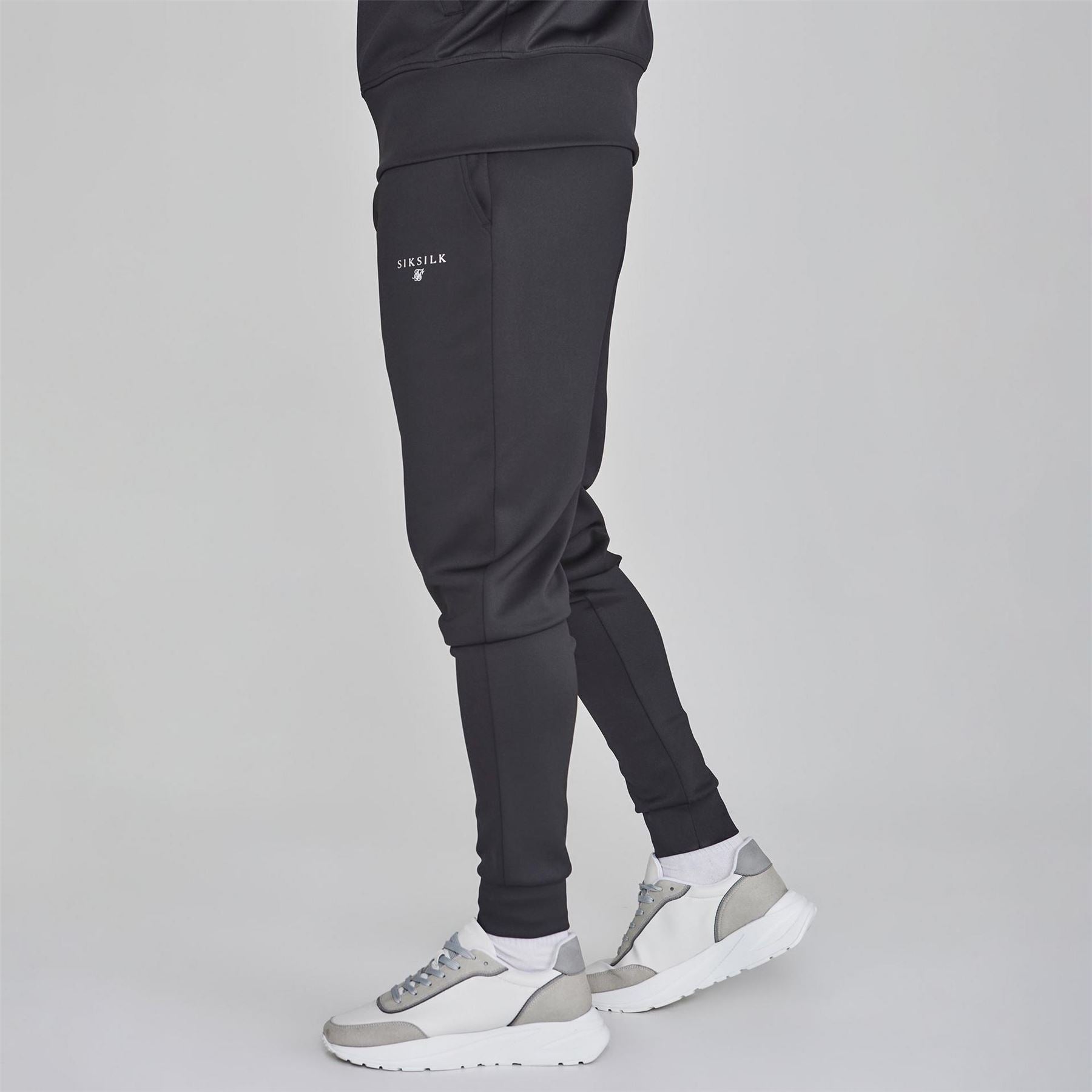 SikSilk Sik Silk Essentials Closed Hem Poly Joggers