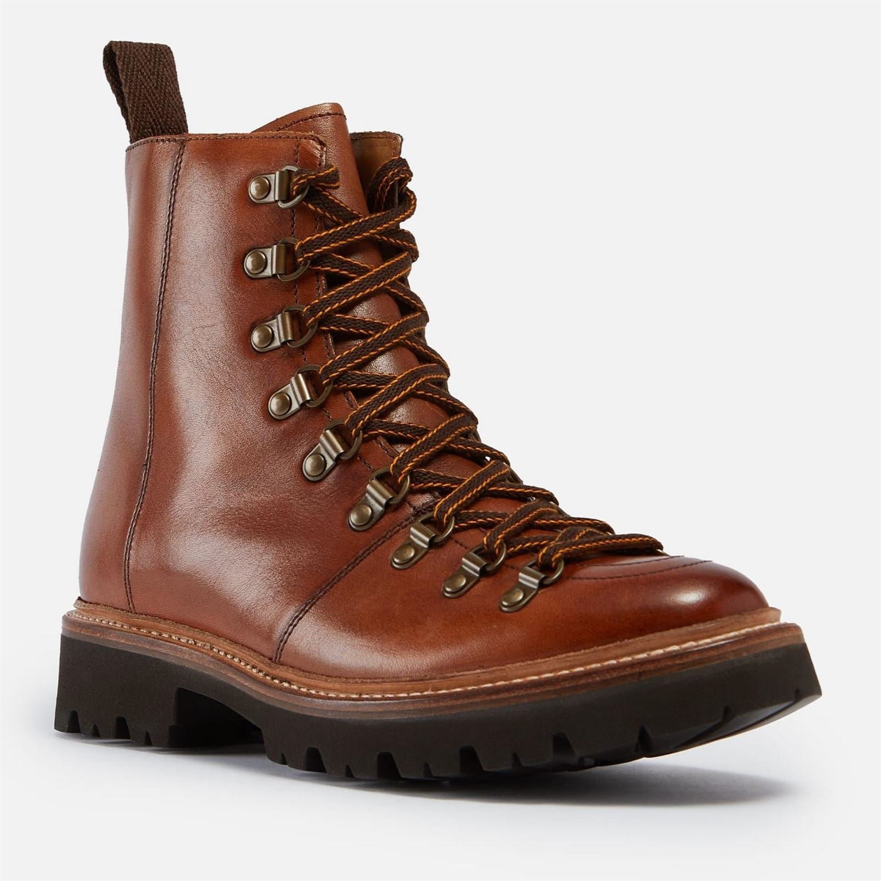 Grenson Hand Painted Leather Hiking Style Boots