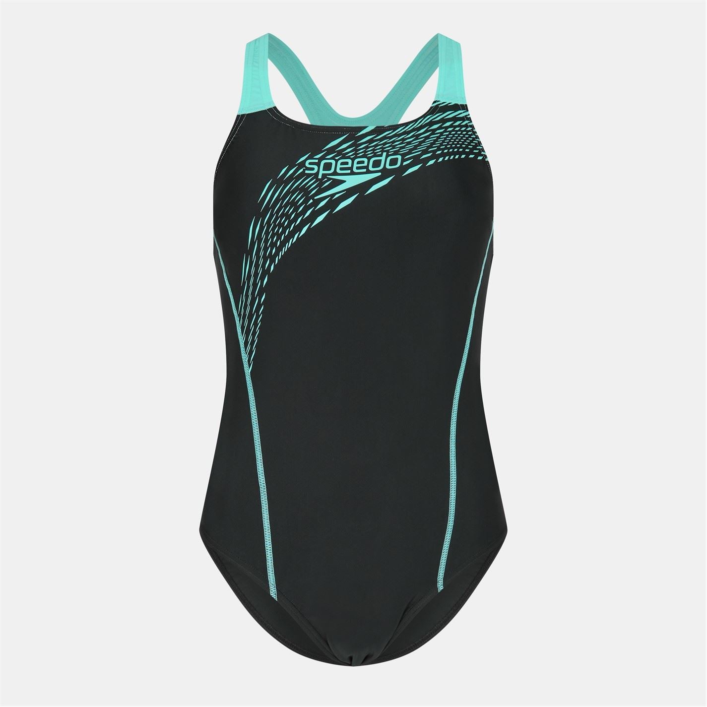 Speedo Medley Graphic Print Swimsuit