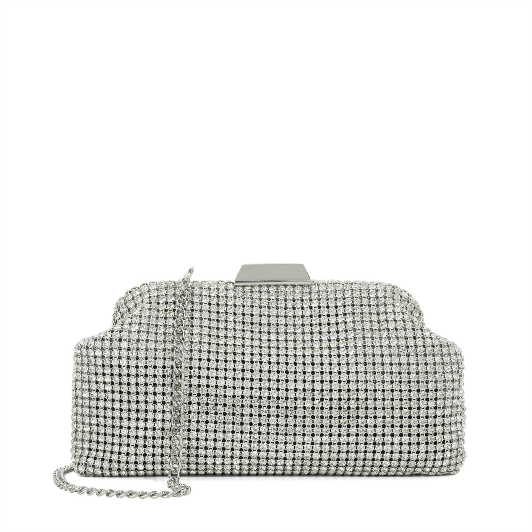 Dune London Blingish Embellished Multiway Straps Clutch Bag