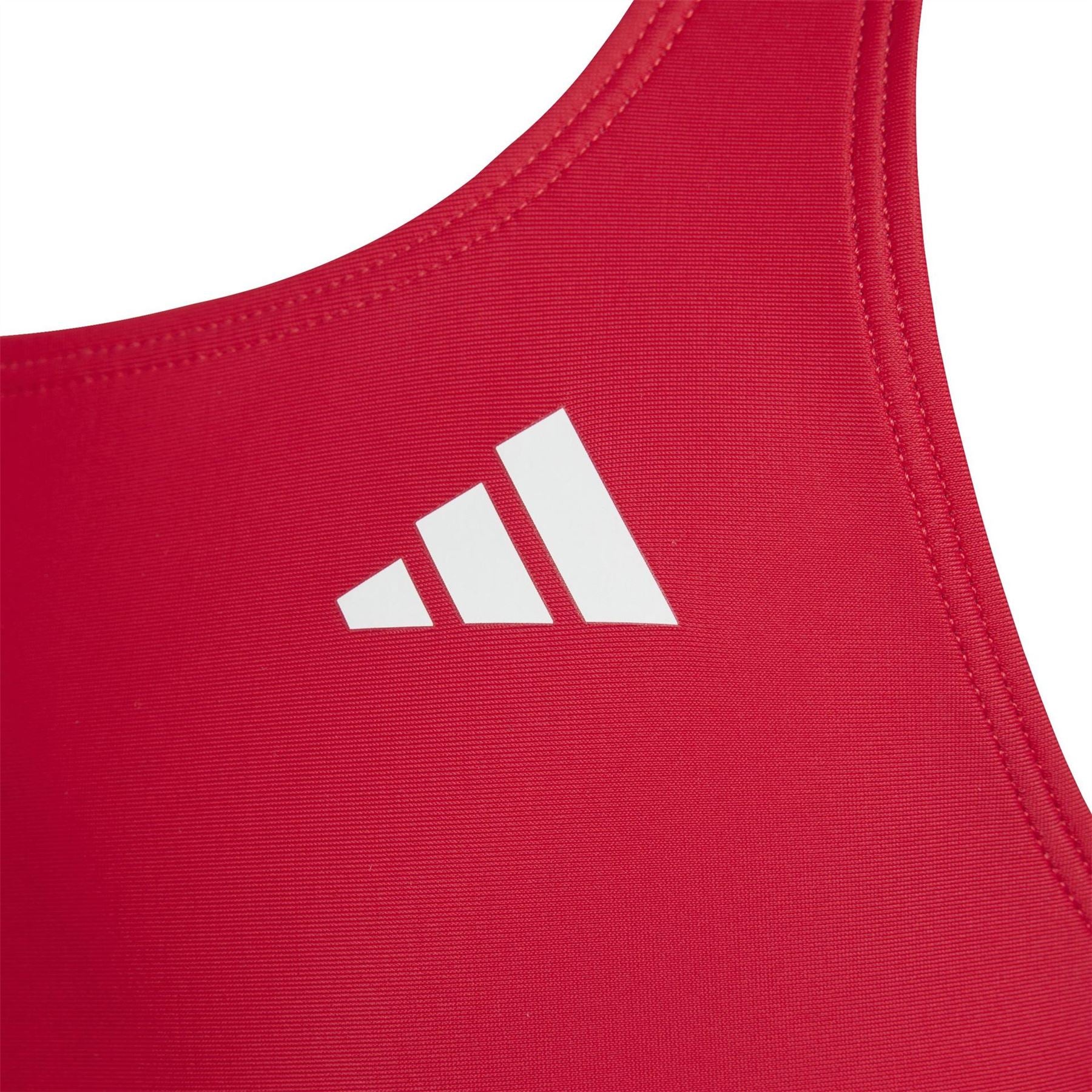 adidas Solid Small Logo Swimsuit