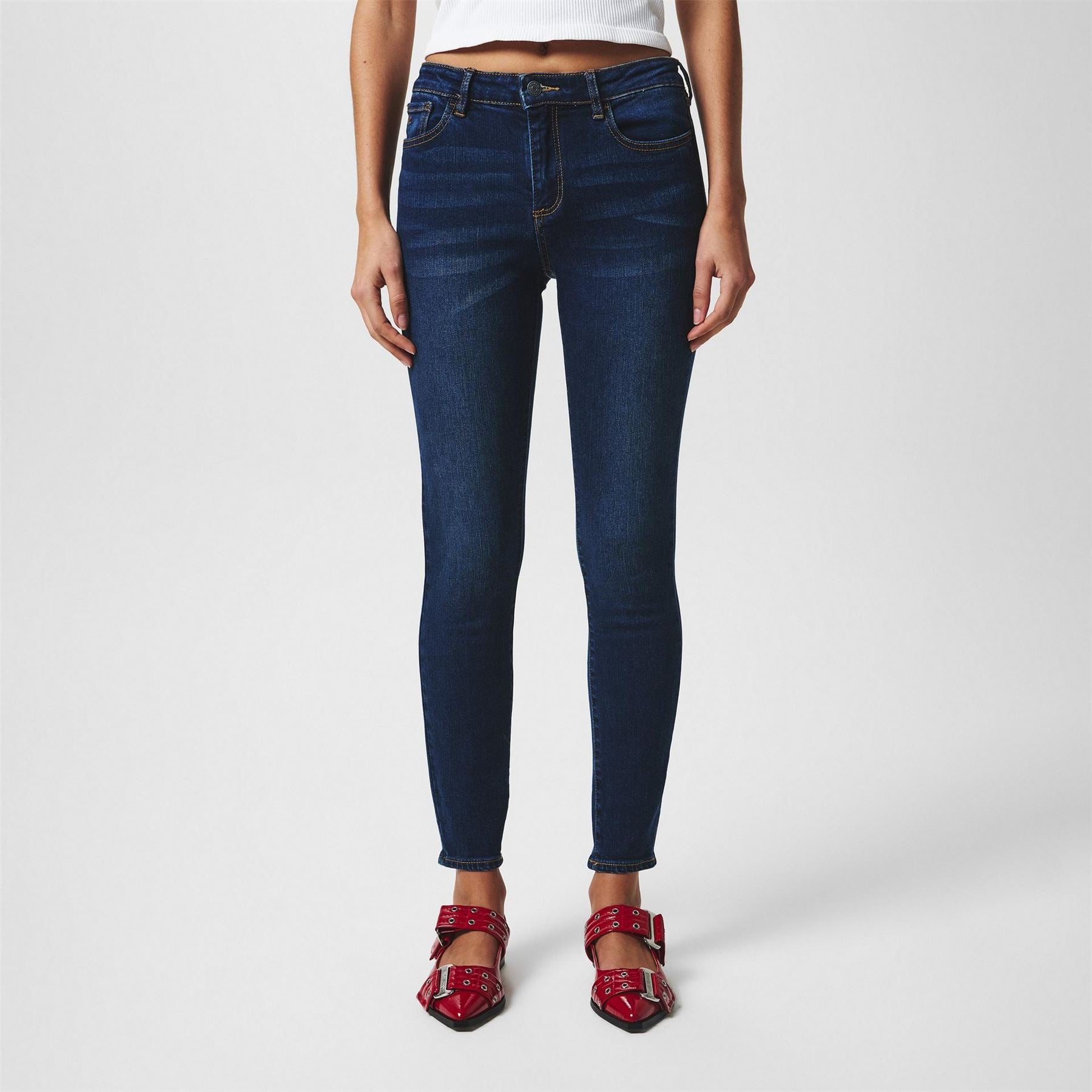 Armani Exchange Five Pocket Skinny Jeans