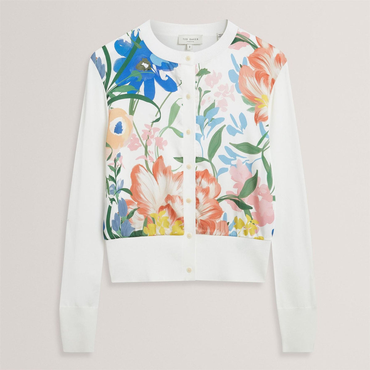 Ted Baker Baker Printed Button Through Cardigan