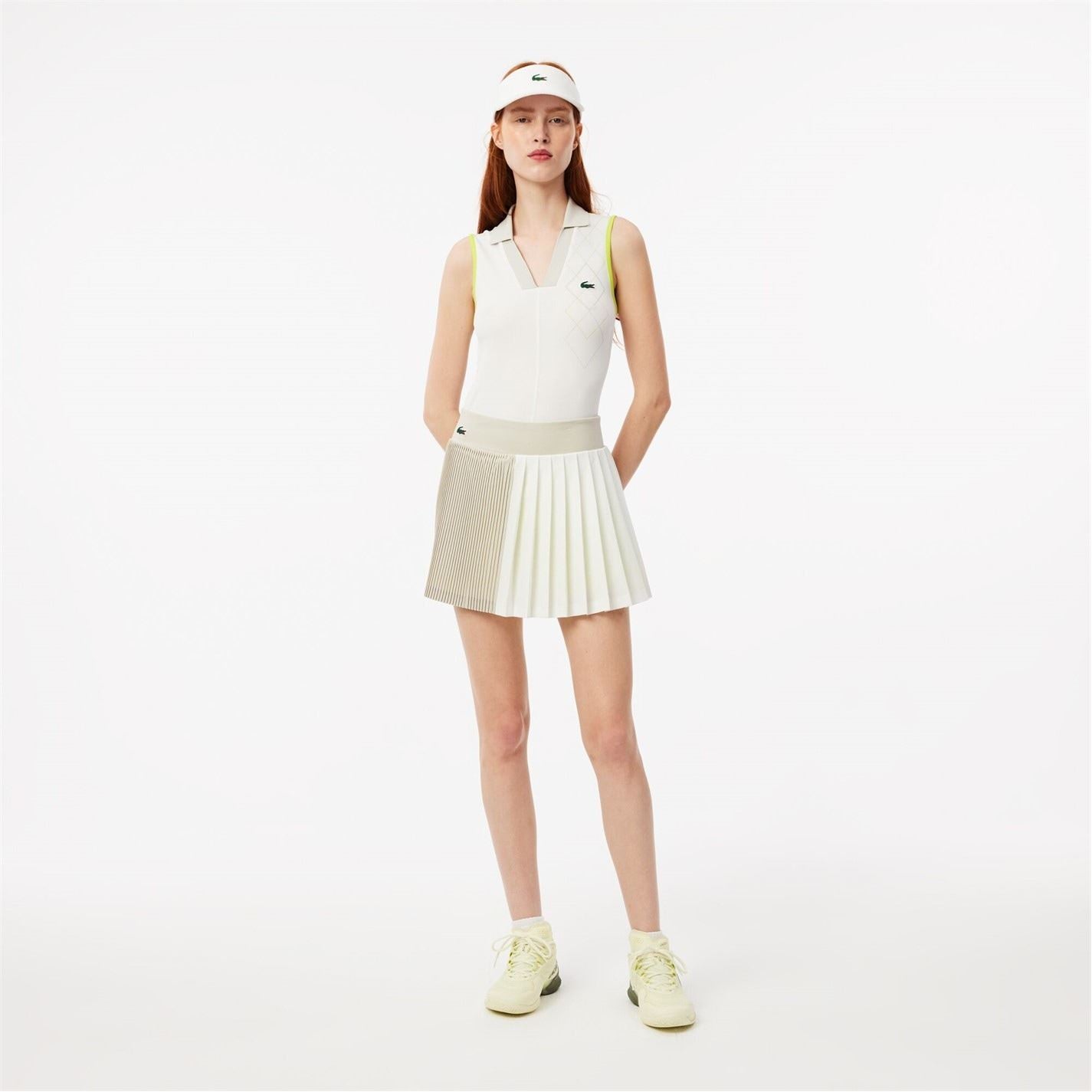 Lacoste Jupe Mini Stripe Patterned Tennis Skirt