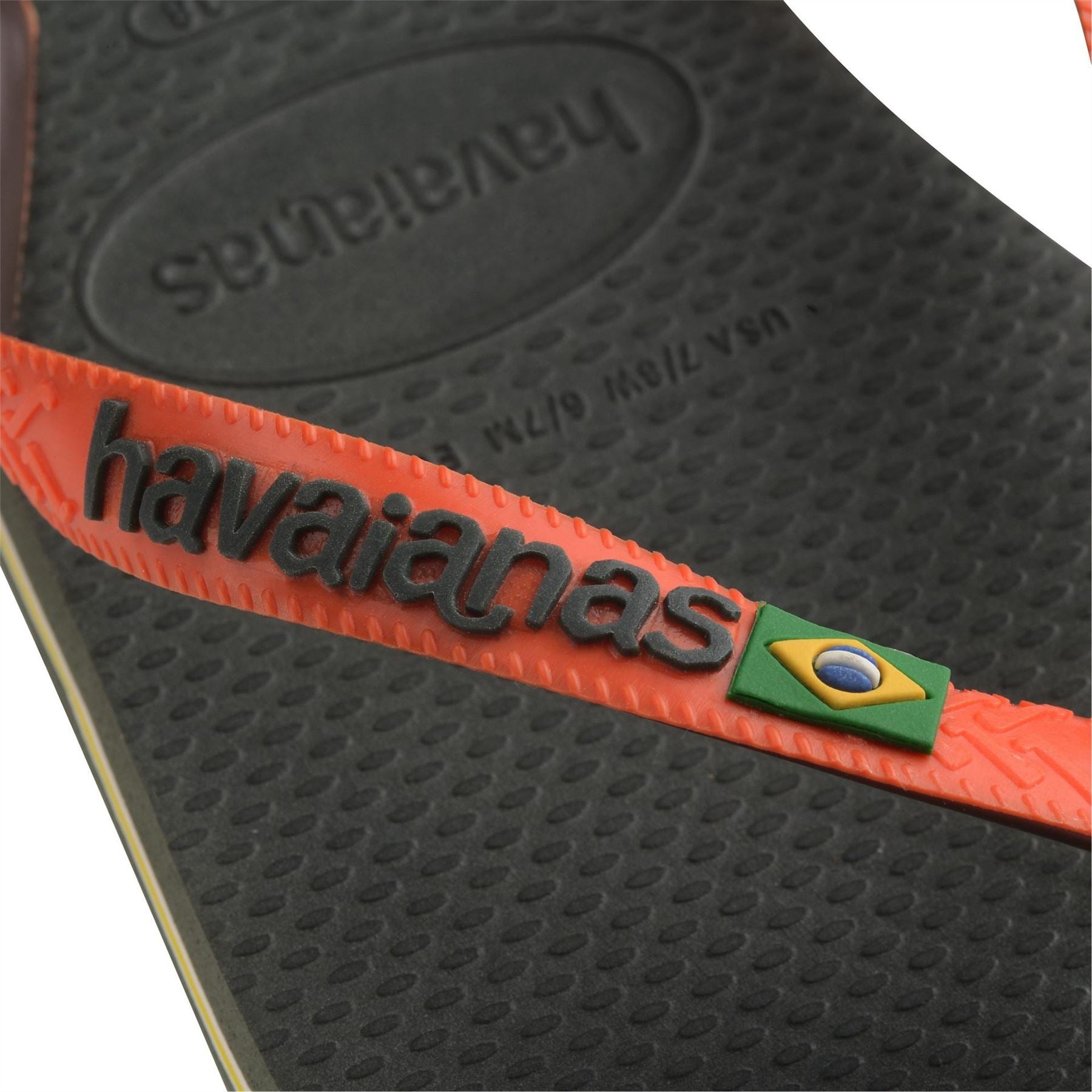 Havaianas Womens Hav. Brasil Mix Leaf Green Marine B Flip Flops