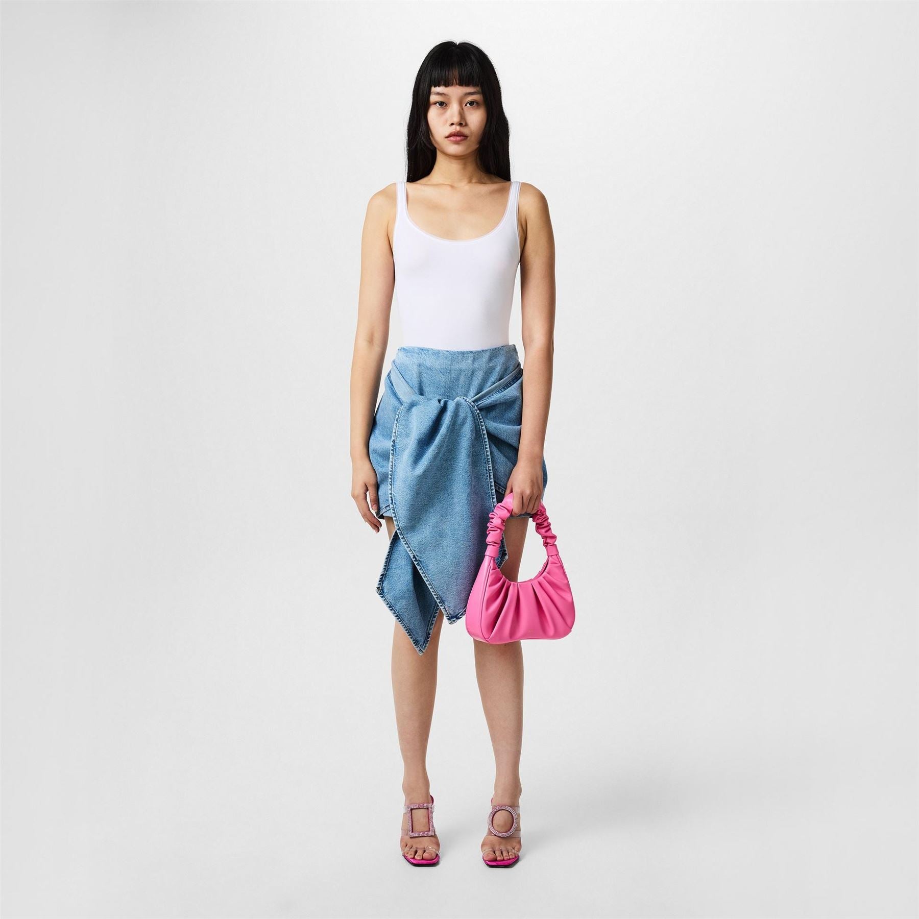 JW Pei Peis Gabbi  Ruched Hobo Handbag