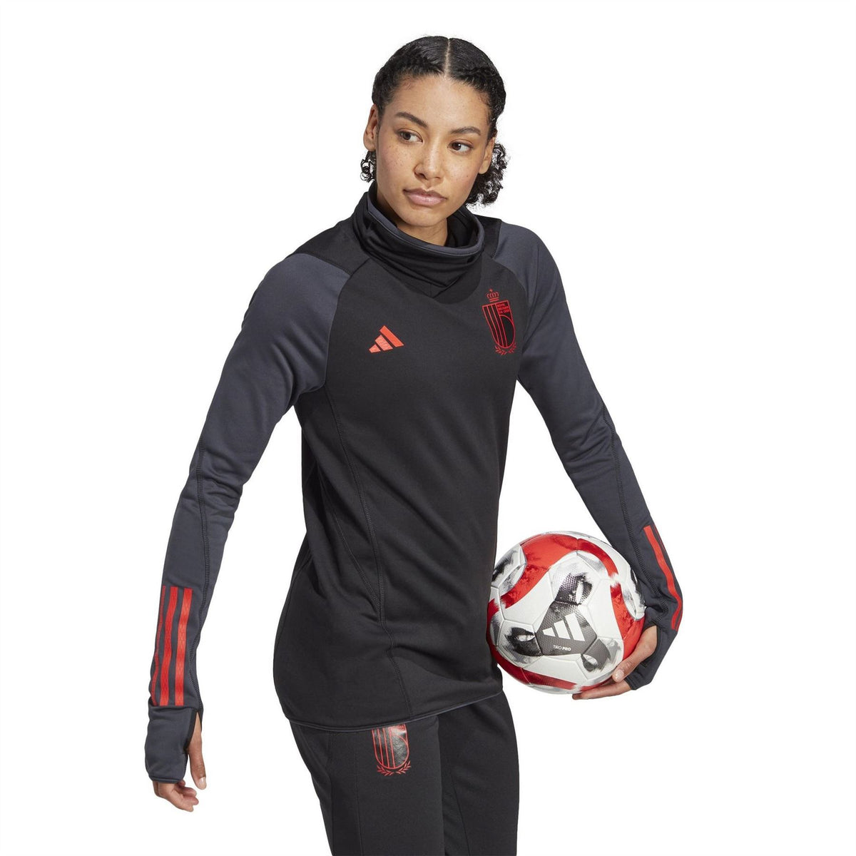 adidas V Neck Long Sleeve Athletic Top