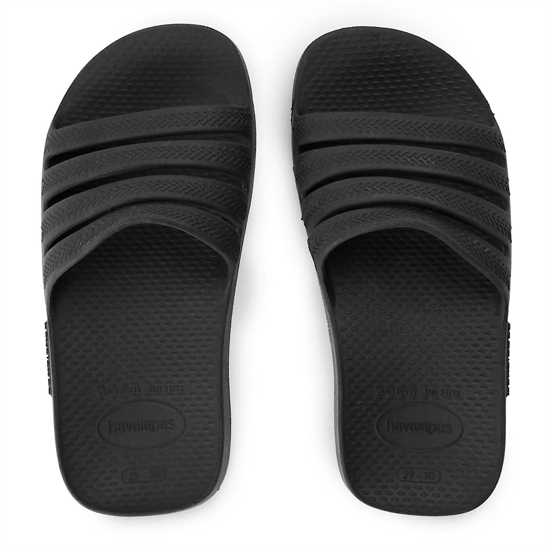 Havaianas Kids Stradi Black Flip Flops