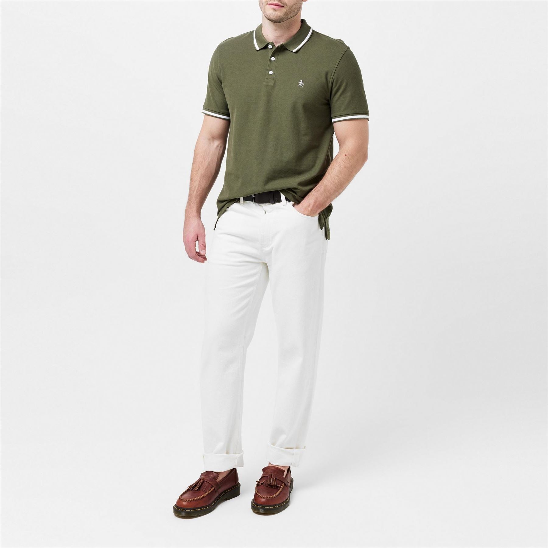 Original Penguin Contrast Tipped Polo Regular Fit Shirt