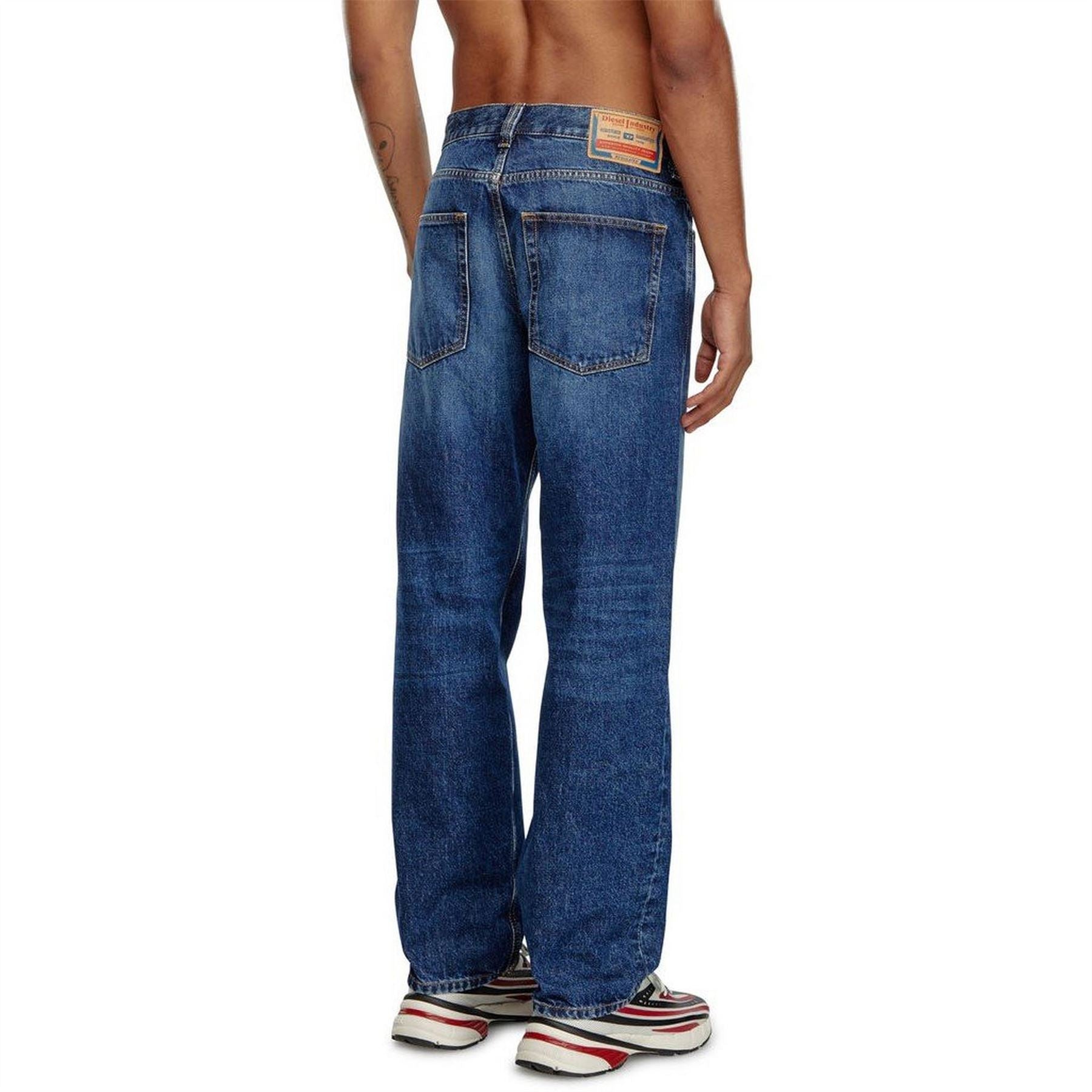 Diesel D Macs Wide Leg Wide Fit Jeans