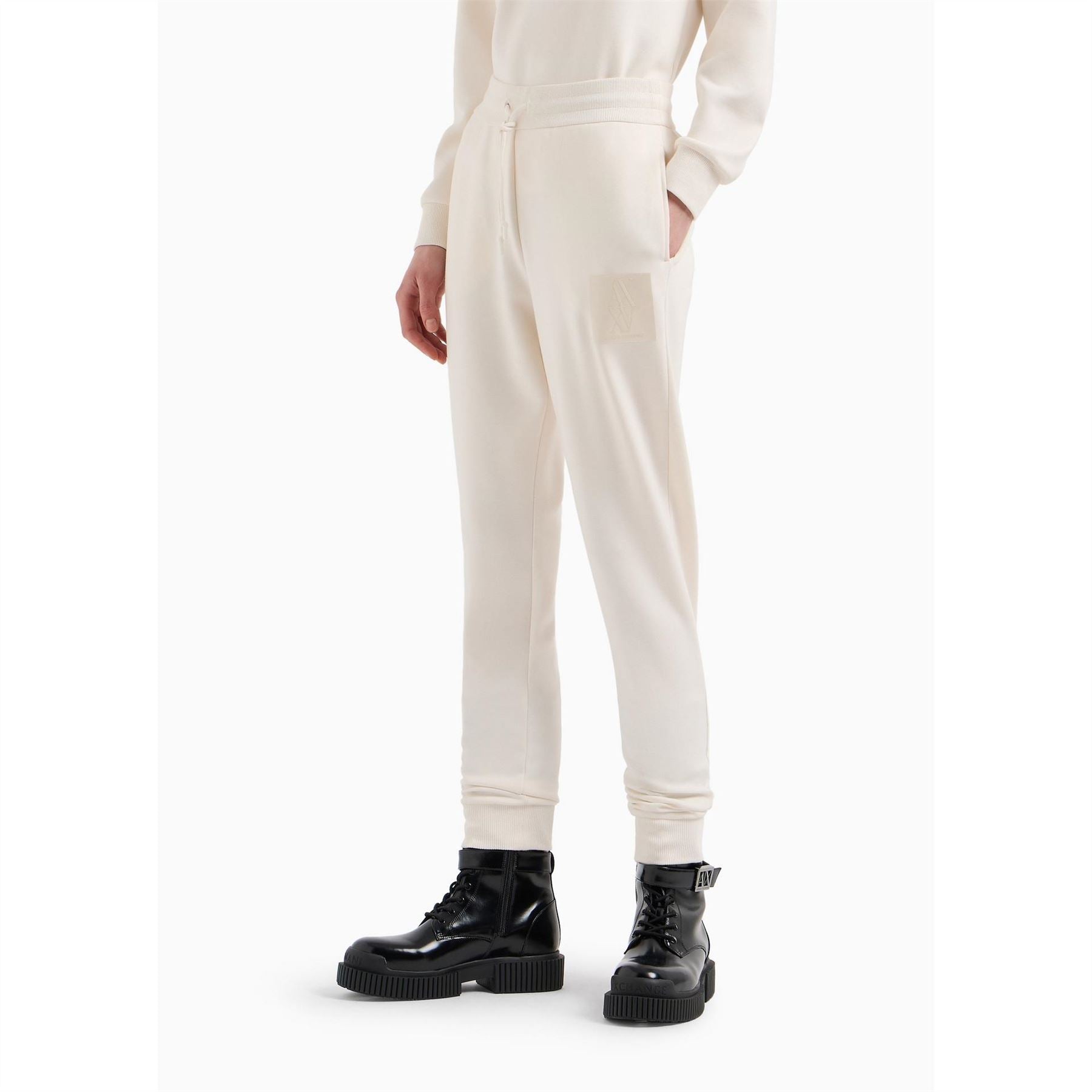 Armani Exchange Closed Hem Fleece Joggers