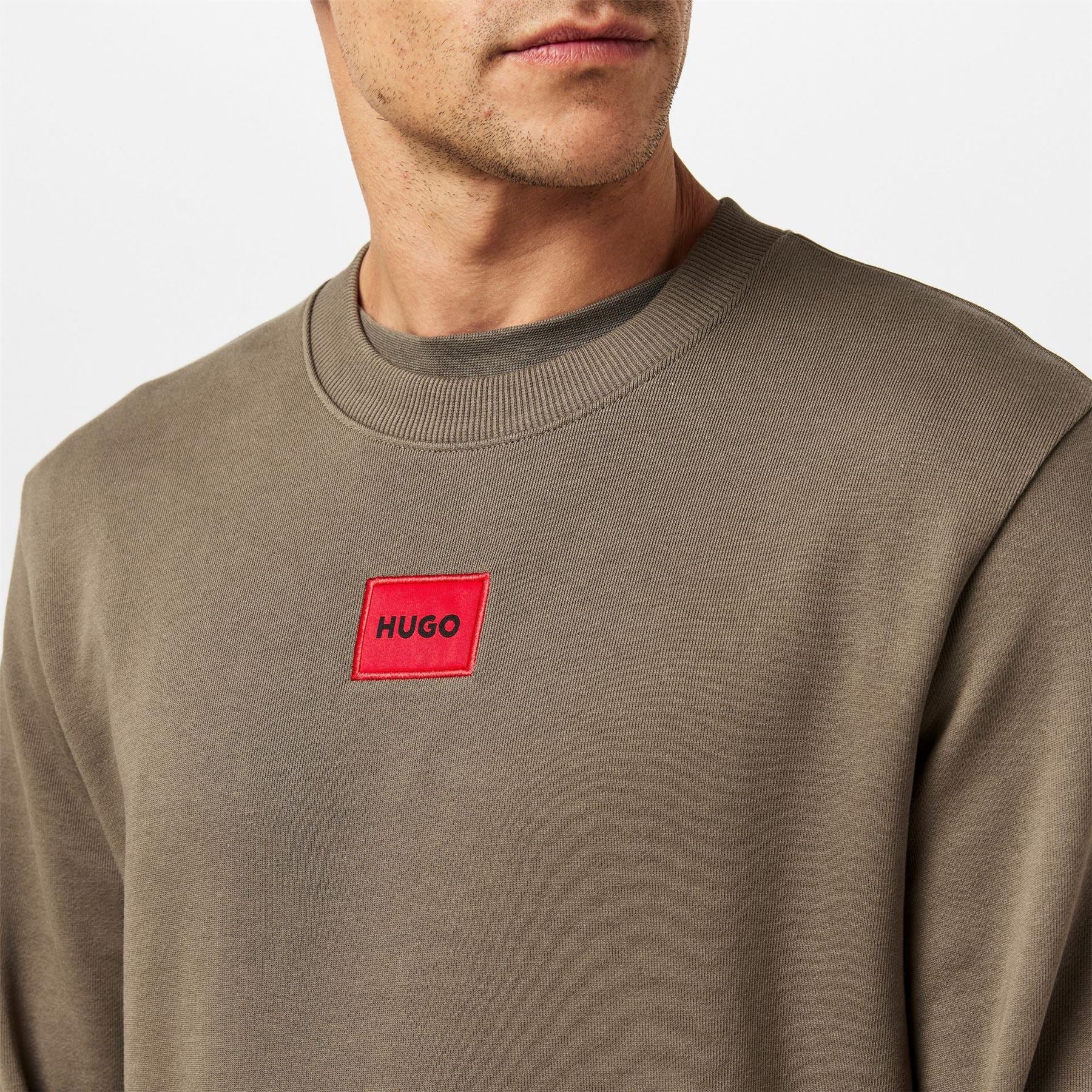 Hugo HUGO Long Sleeve Contemporary Sweatshirt   Crew Neck (Diragol)
