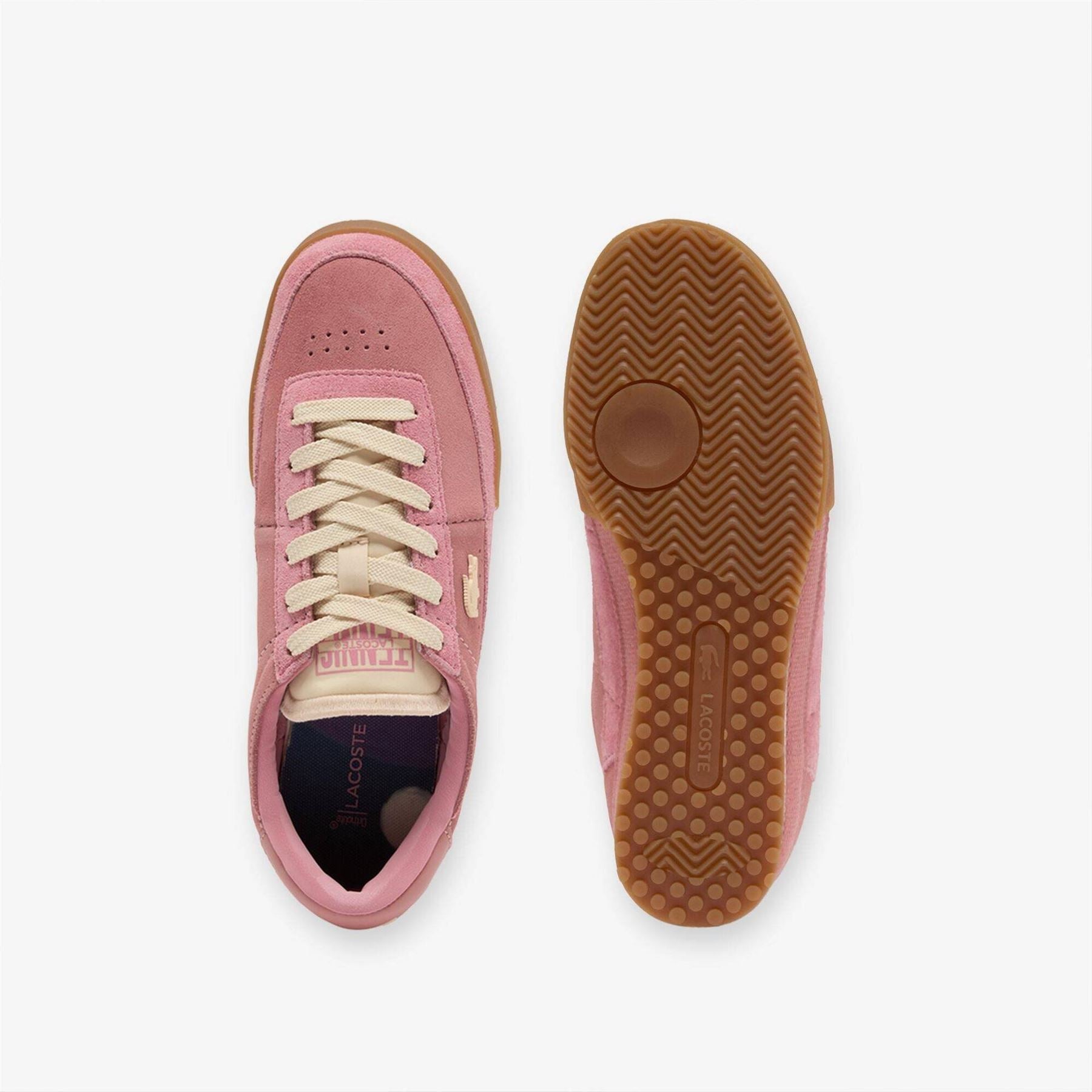 Lacoste Aura Crocodile Print Low Top Sneakers