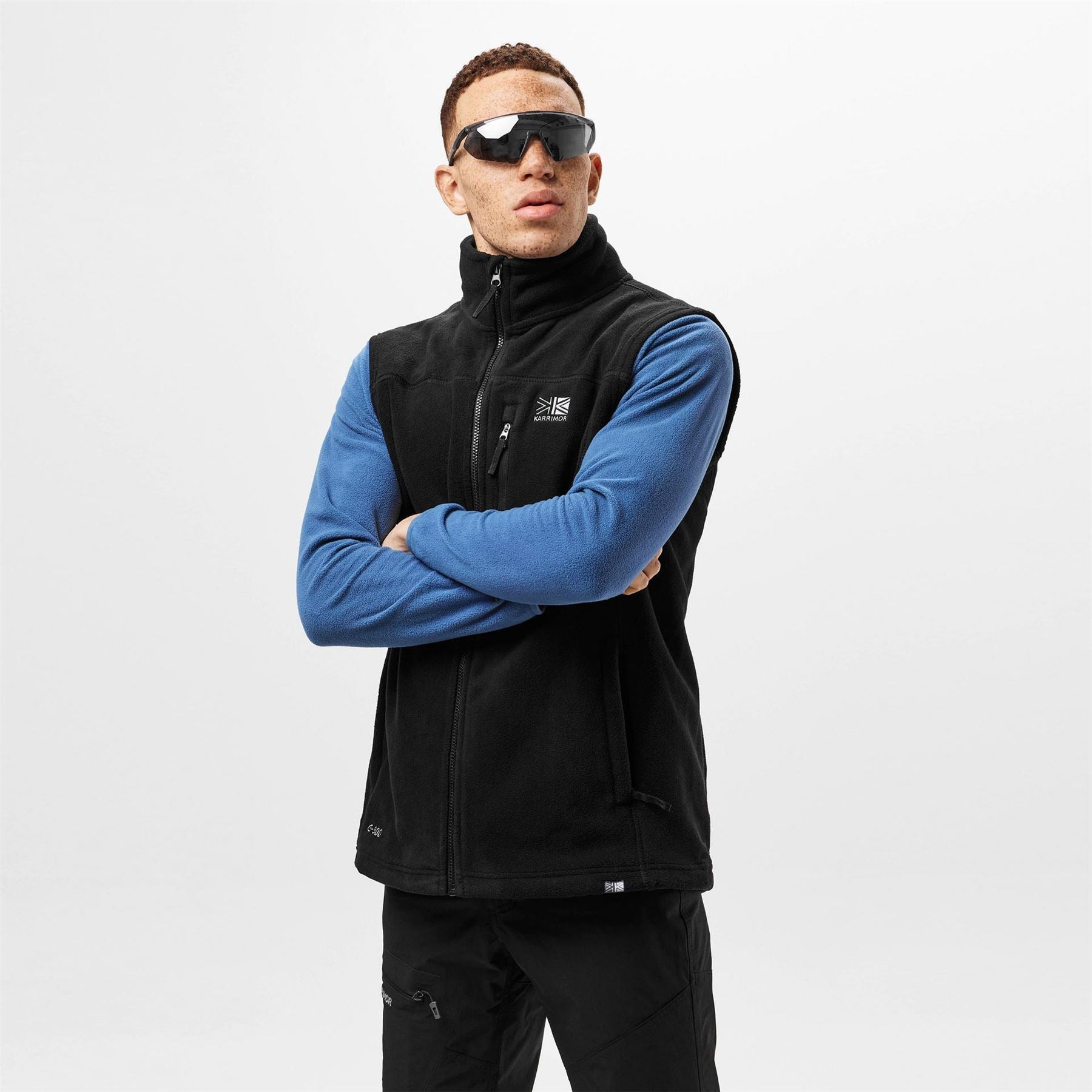 Karrimor Sleeveless Funnel Neck 3 Pocket Gilet