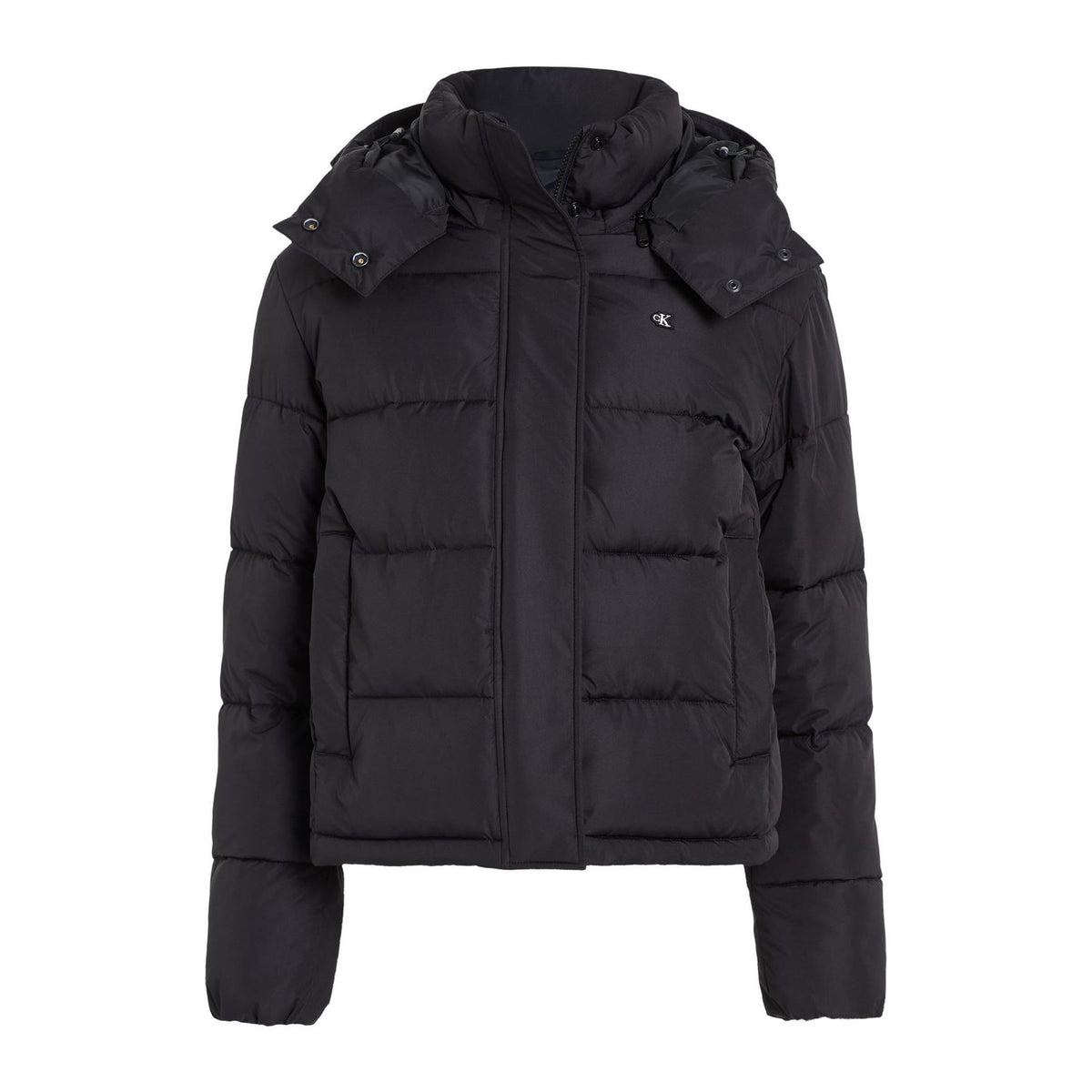Calvin Klein Jeans  Essential Water Resistant Rds Certified Down Short Puffer Jacket